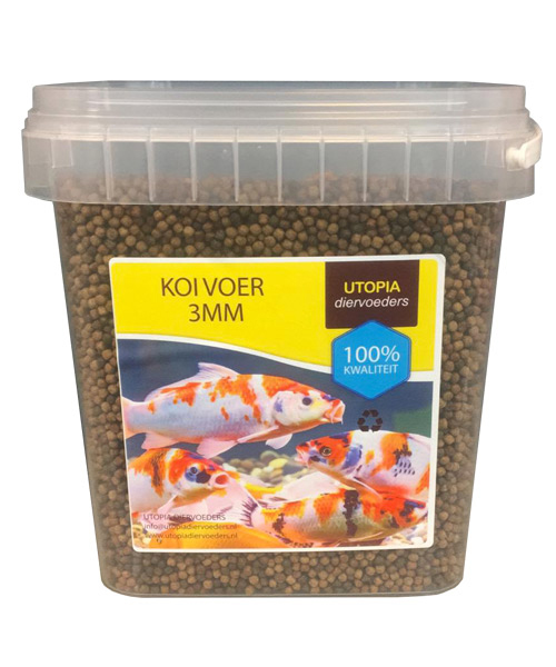 KOI FUTTER 3 MM 1 KG 2,5 L
