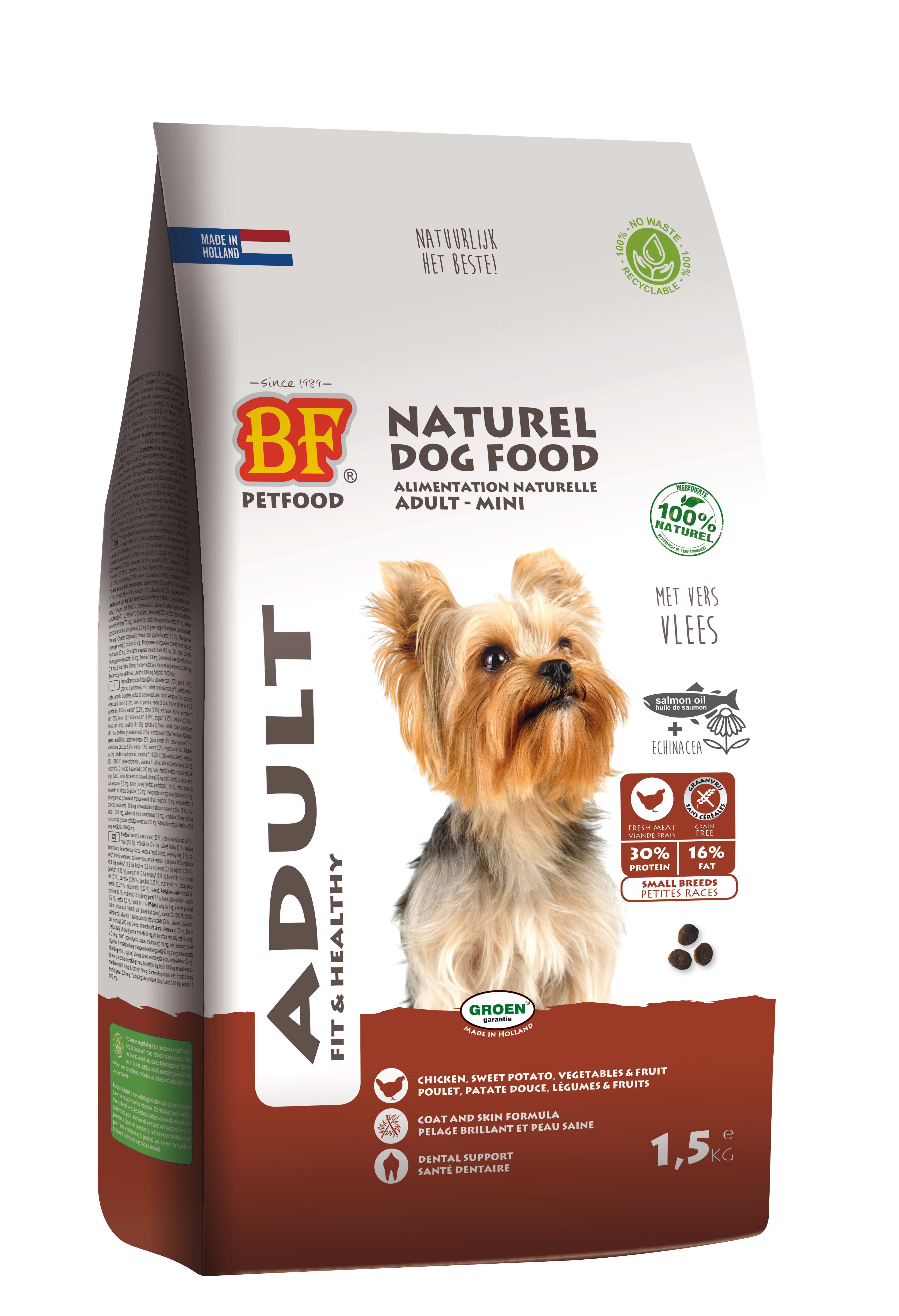 BF PETFOOD ADULT SMALL BREIT 1,5 KG