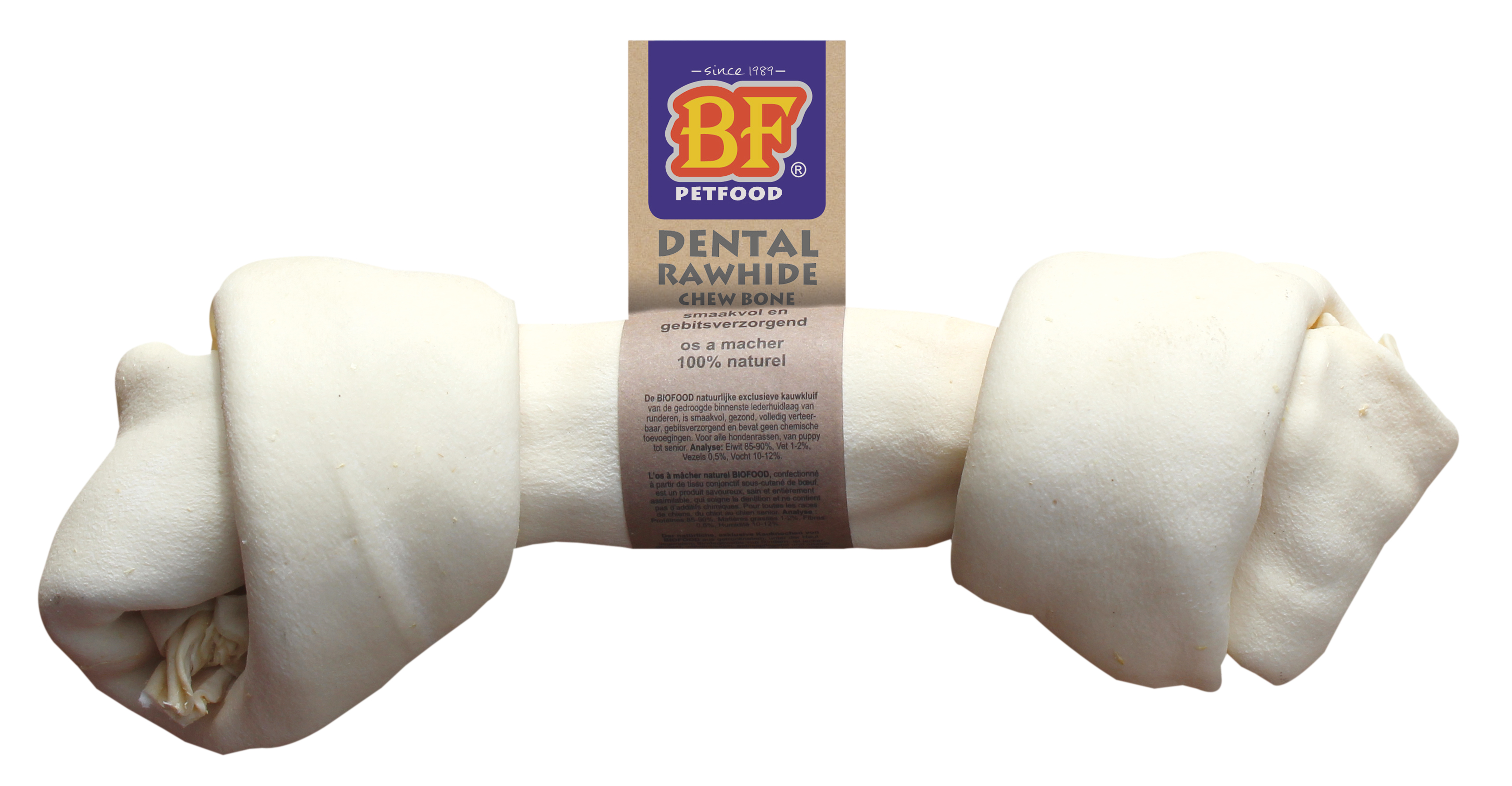 BF PETFOOD KNOOP NATUR LARGE 27-29 CM