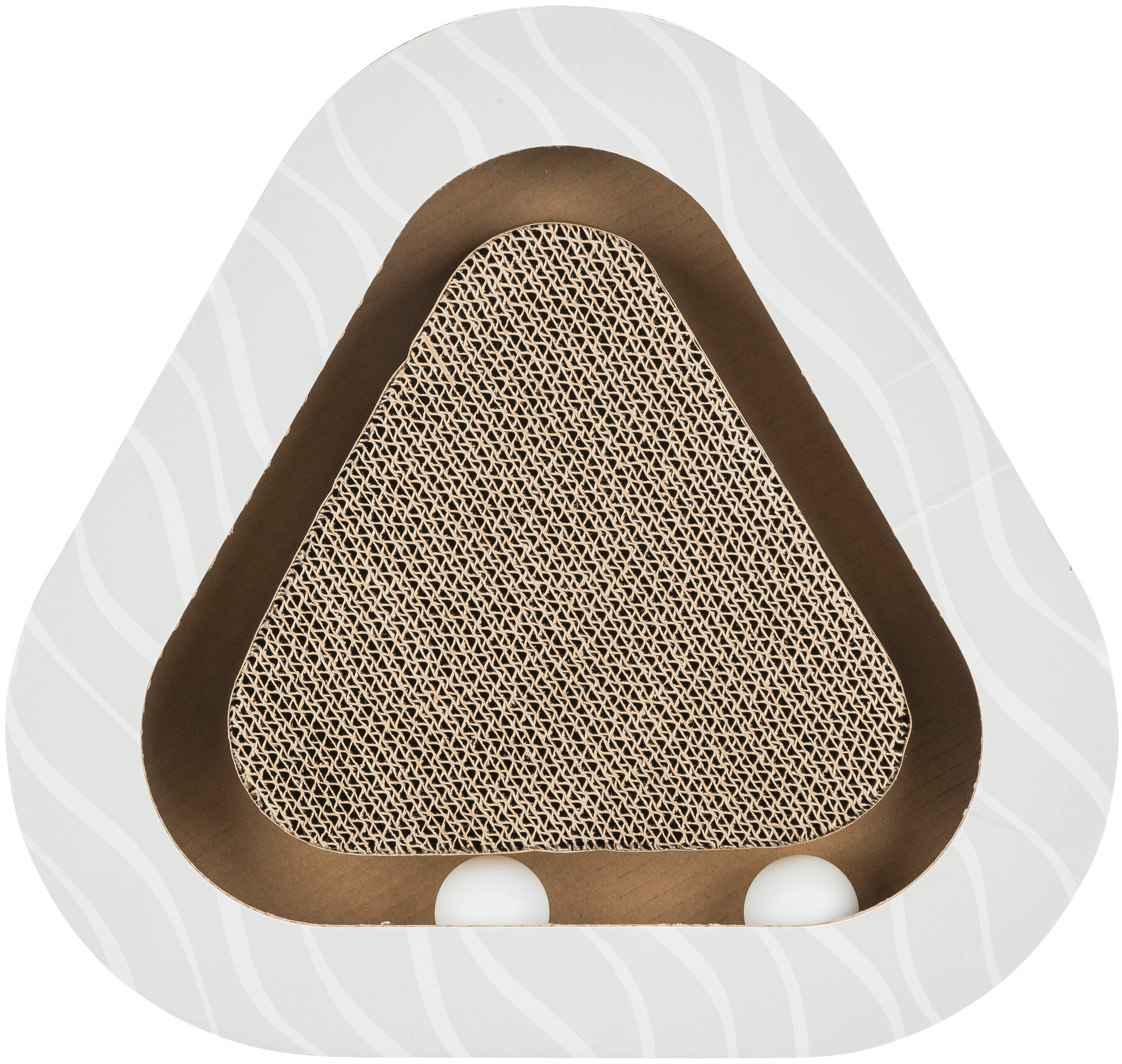 TRIXIE KRABPLANK KARTON MIT 2 BAELLE 36X36X5 CM