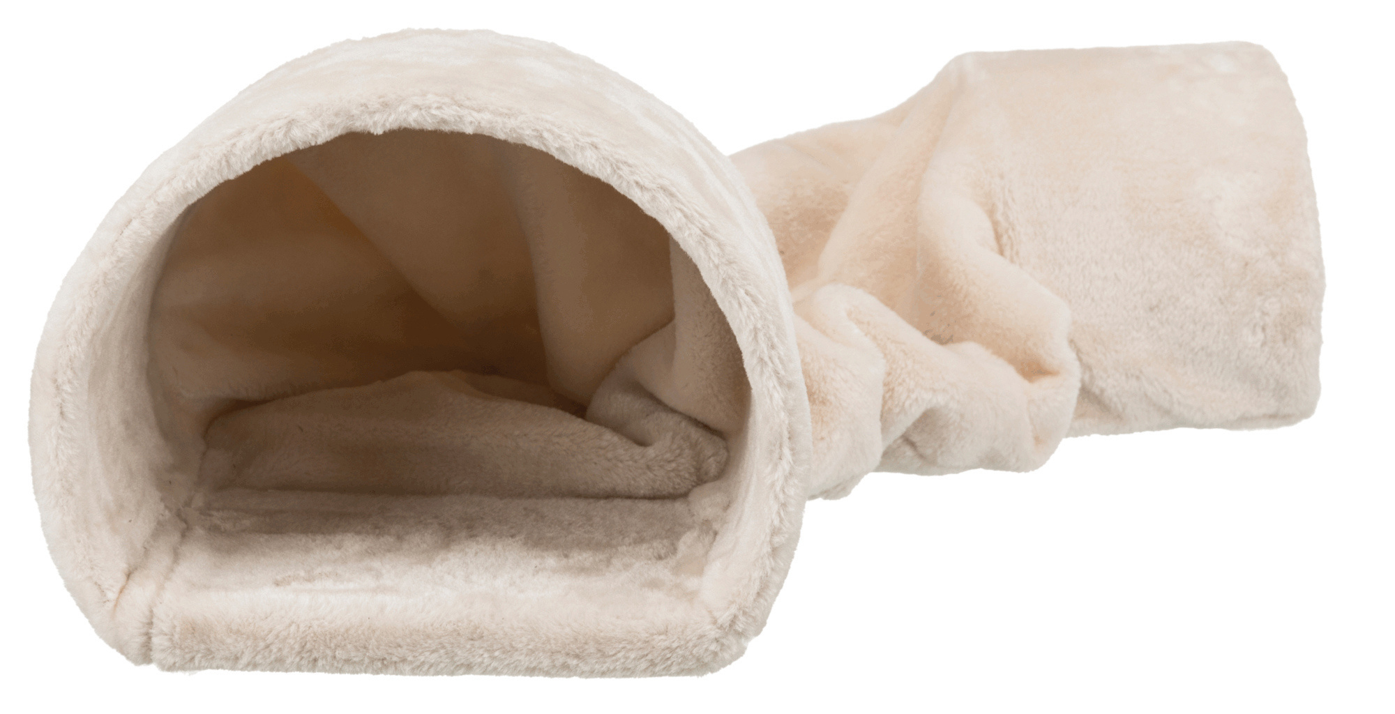 TRIXIE SPEELTUNNEL KANINCHEN/CAVIA PLUESCH BEIGE 80X27X21 CM