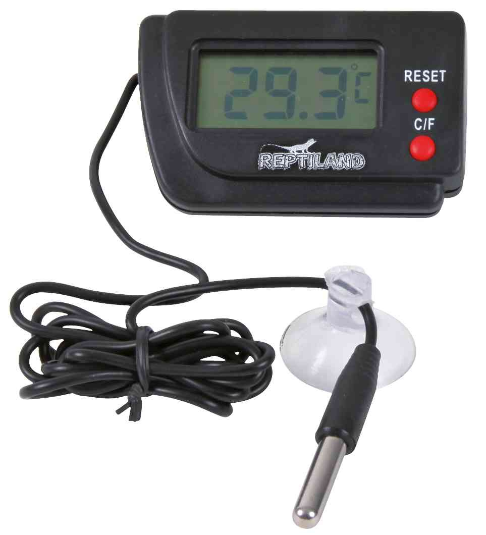 TRIXIE REPTILAND THERMOMETER DIGITAAL MIT AFSTANDSMETER 6,5X4 CM