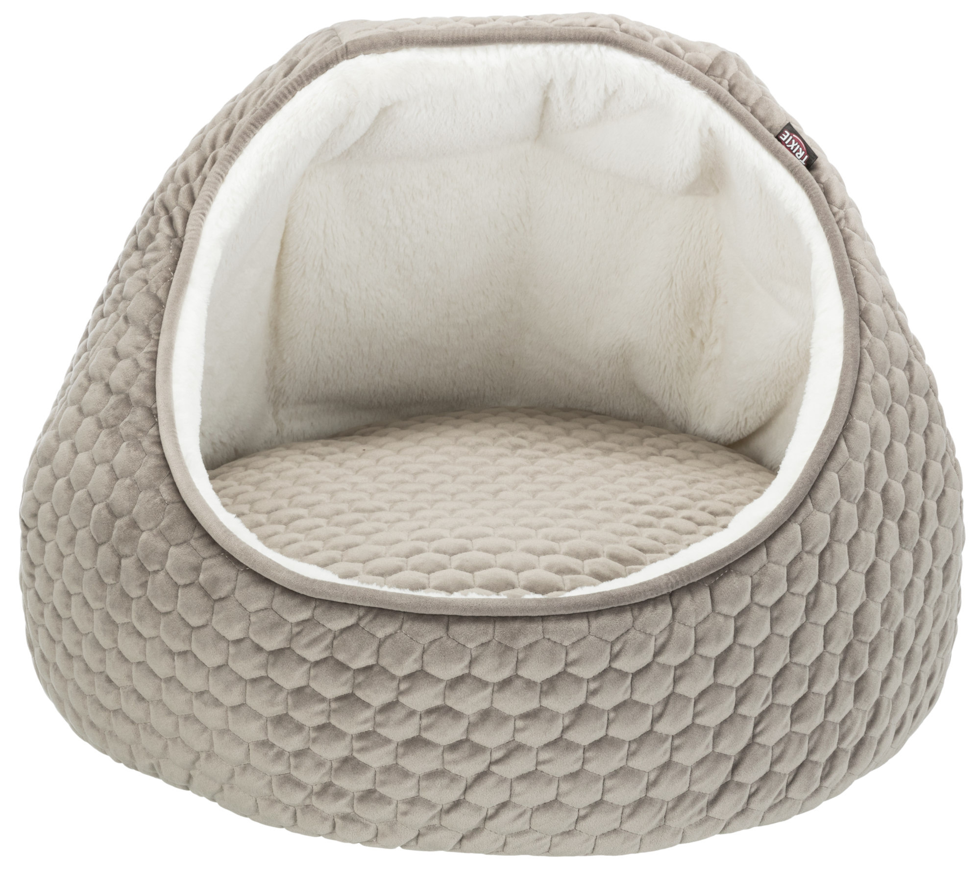 TRIXIE KATZENKORB IGLO LIVIA GRAU/CREME 55X55X45 CM