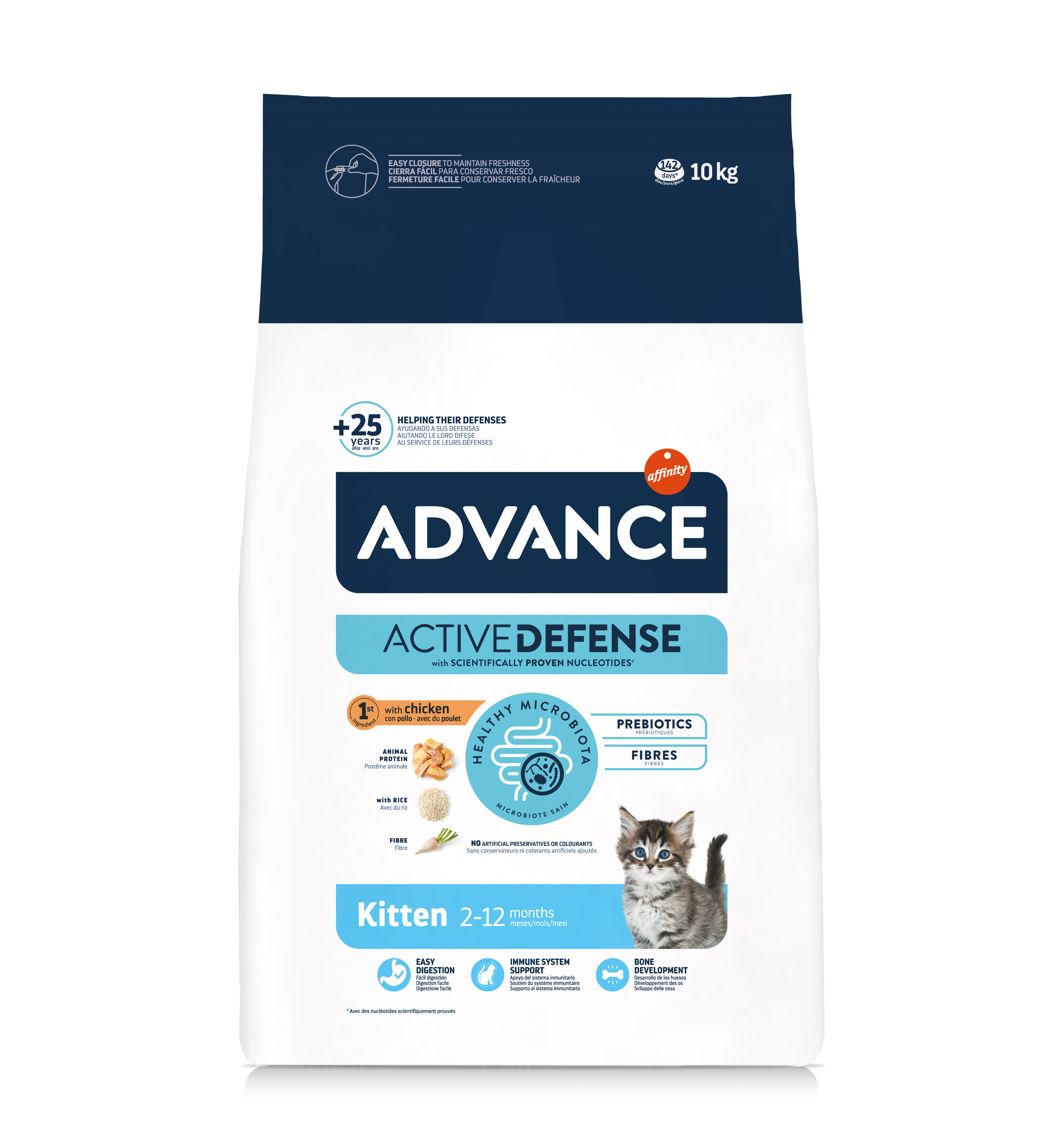 ADVANCE CAT KITTEN CHICKEN/RICE 10 KG