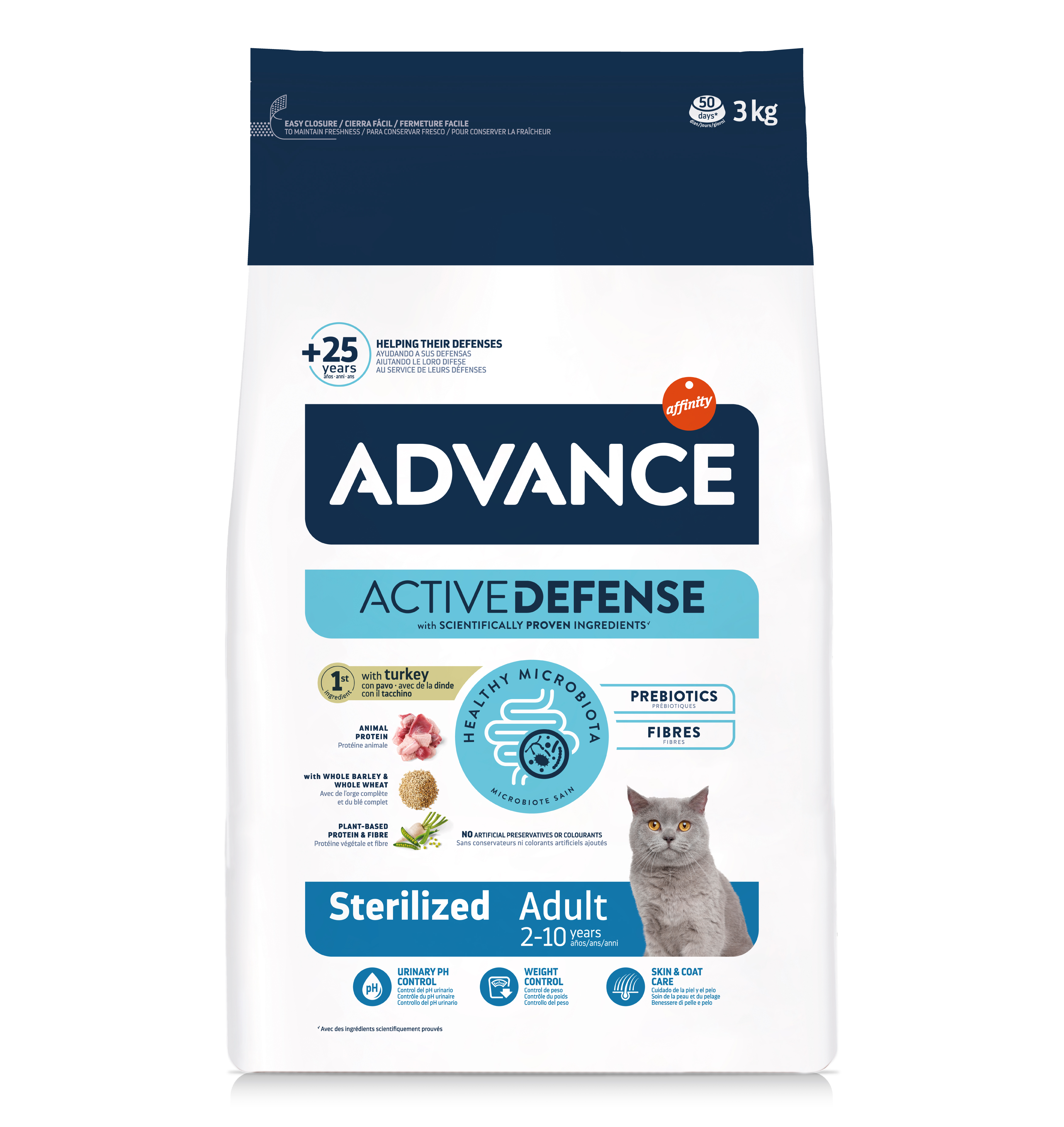 ADVANCE CAT STERILIZED TURKEY 3 KG