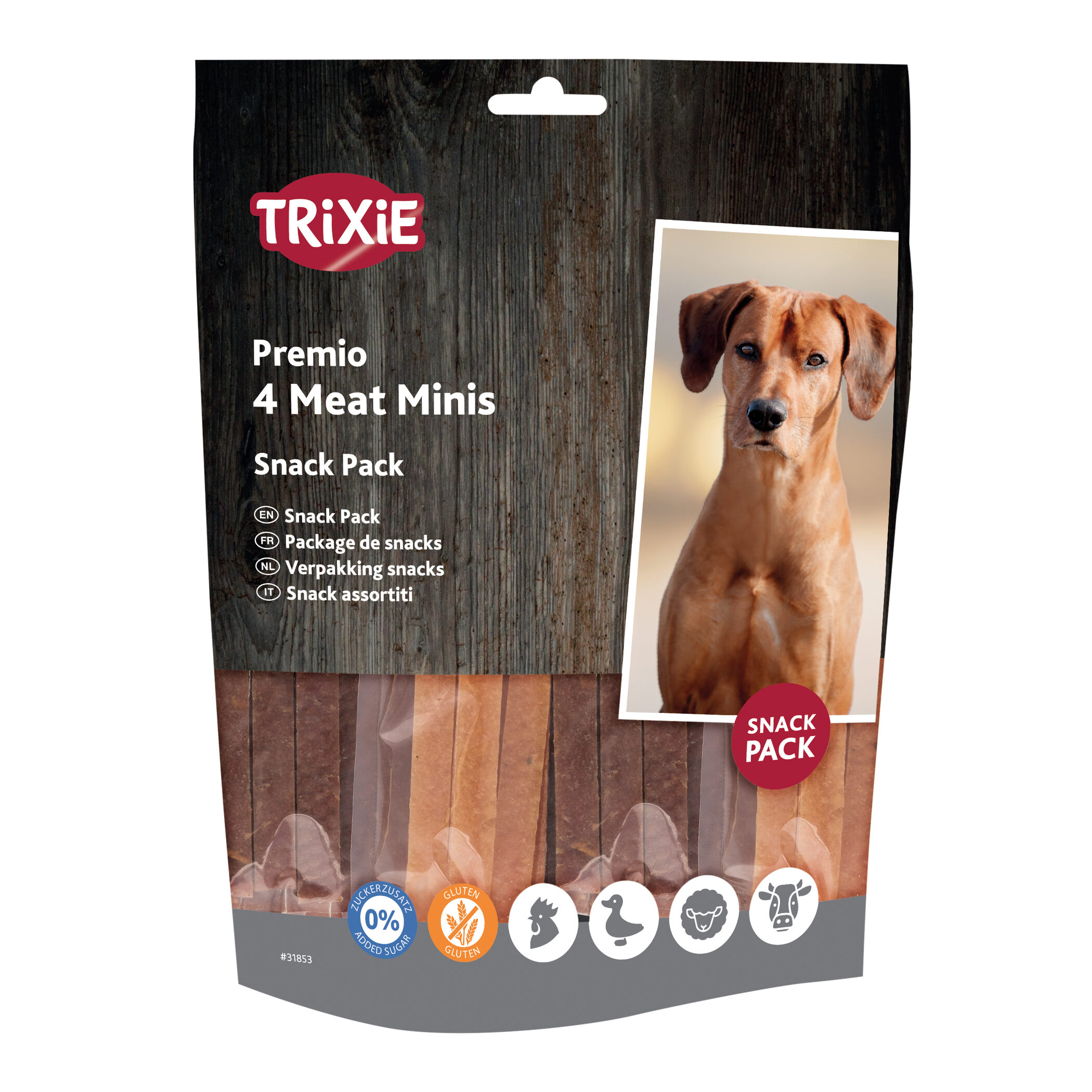 TRIXIE PREMIO FLEISCH BARS HUHN/ENTE/LAMM/LACHS 4X100 G