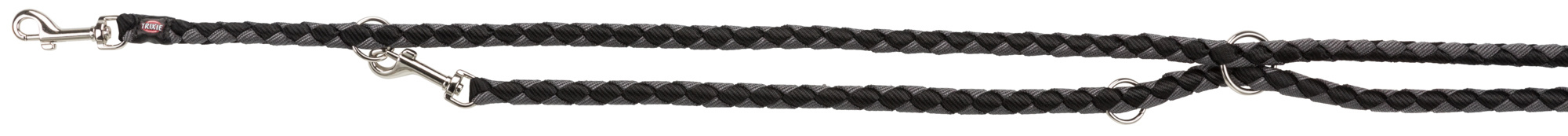 TRIXIE HUNDELEINE CAVO VERSTELLBAR SCHWARZ/GRAU 200X1,2 CM