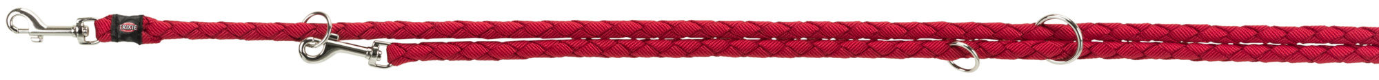 TRIXIE HUNDELEINE CAVO VERSTELLBAR ROT 200X1,8 CM