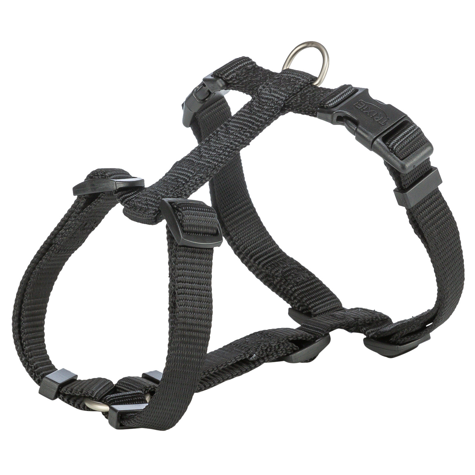 TRIXIE HUNDEGESCHIRR PREMIUM H-GESCHIRR SCHWARZ 60-87X2,5 CM