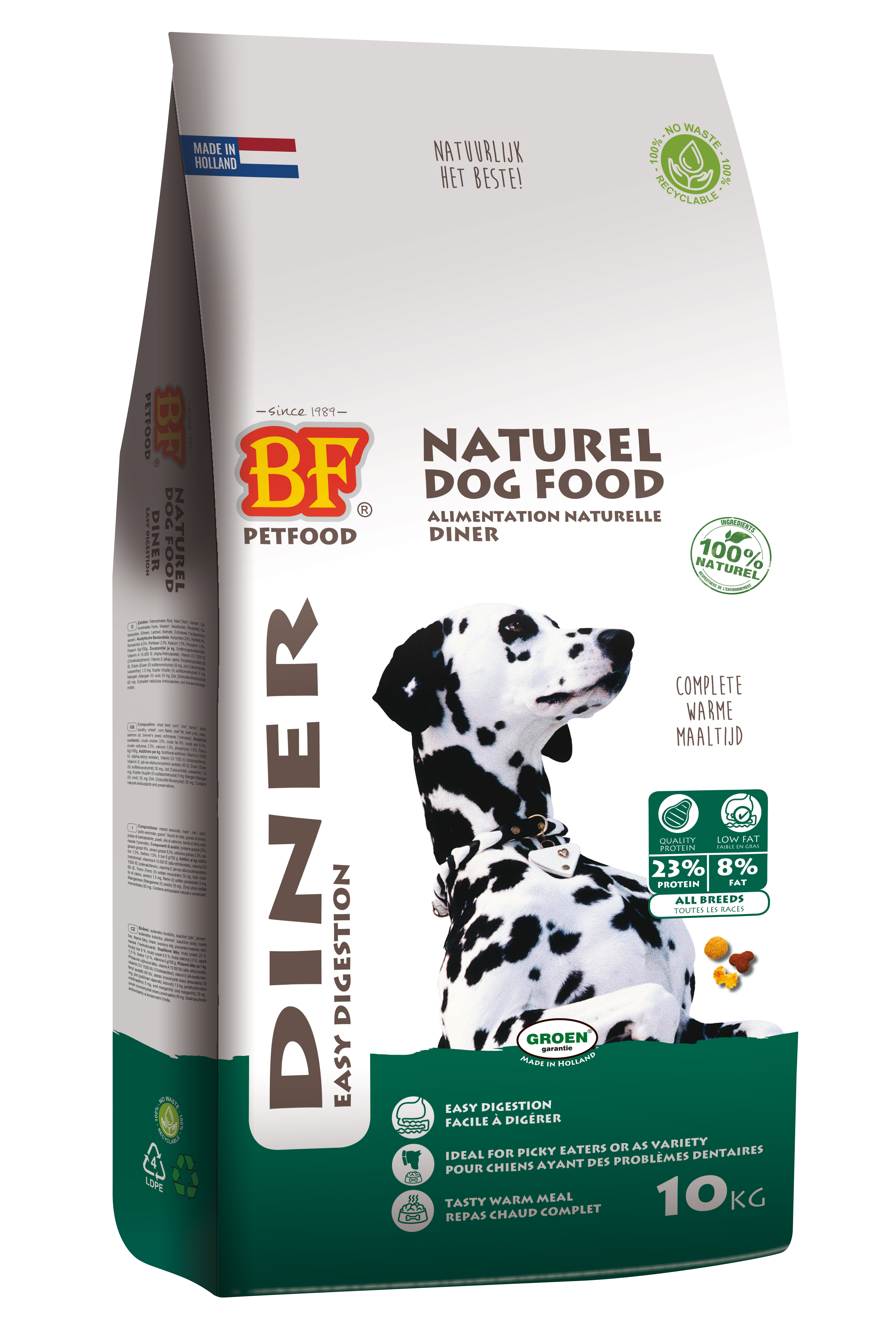 BF PETFOOD DINER 10 KG