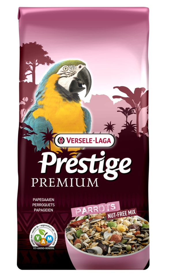 VERSELE-LAGA PRESTIGE PREMIUM PAPEGAAIEN OHNE NUESSE 15 KG