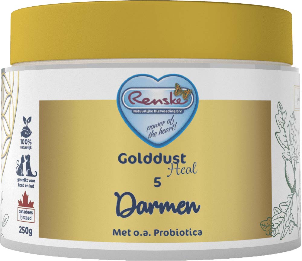 RENSKE GOLDDUST HEAL 5 DARMEN 250 G