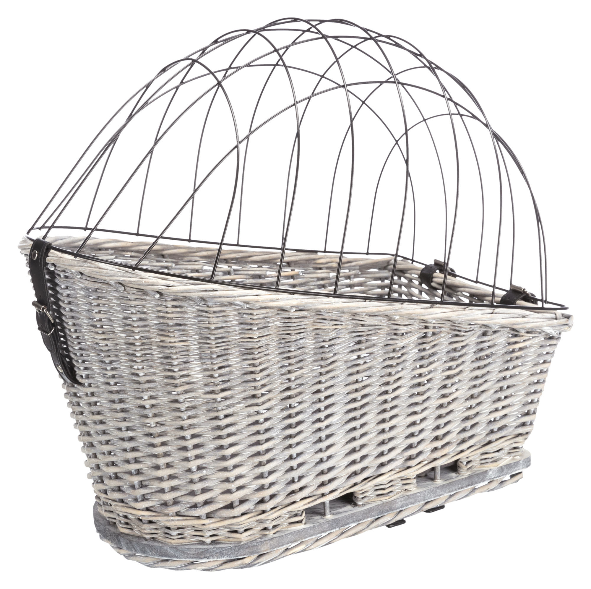 TRIXIE FIETSMAND BAGAGEDRAGER MIT ROOSTER GRAU 55X35X49 CM