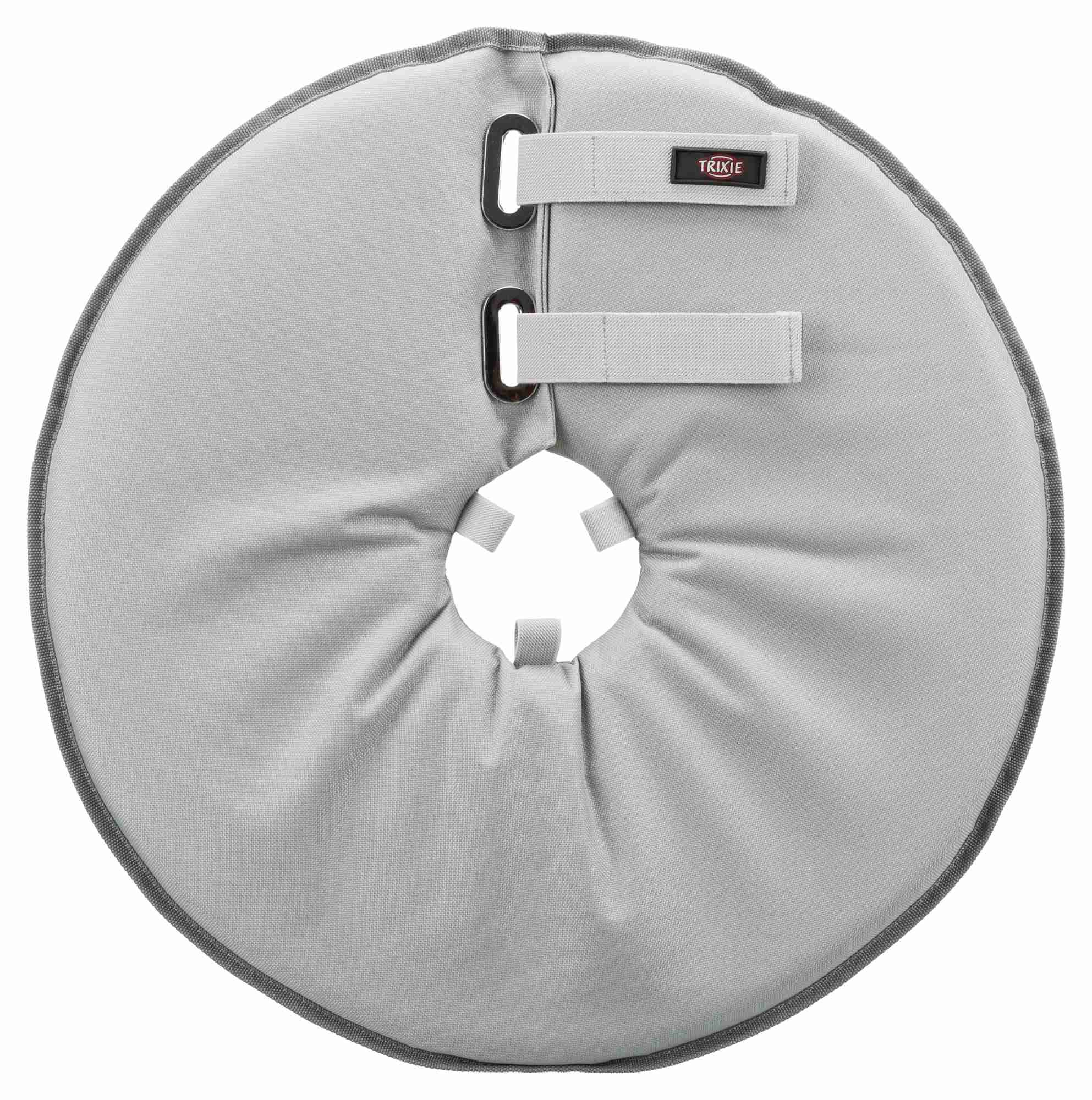 TRIXIE BESCHERMKRAAG SCHUIMRUBBER GRAU M 38-42X21,5 CM
