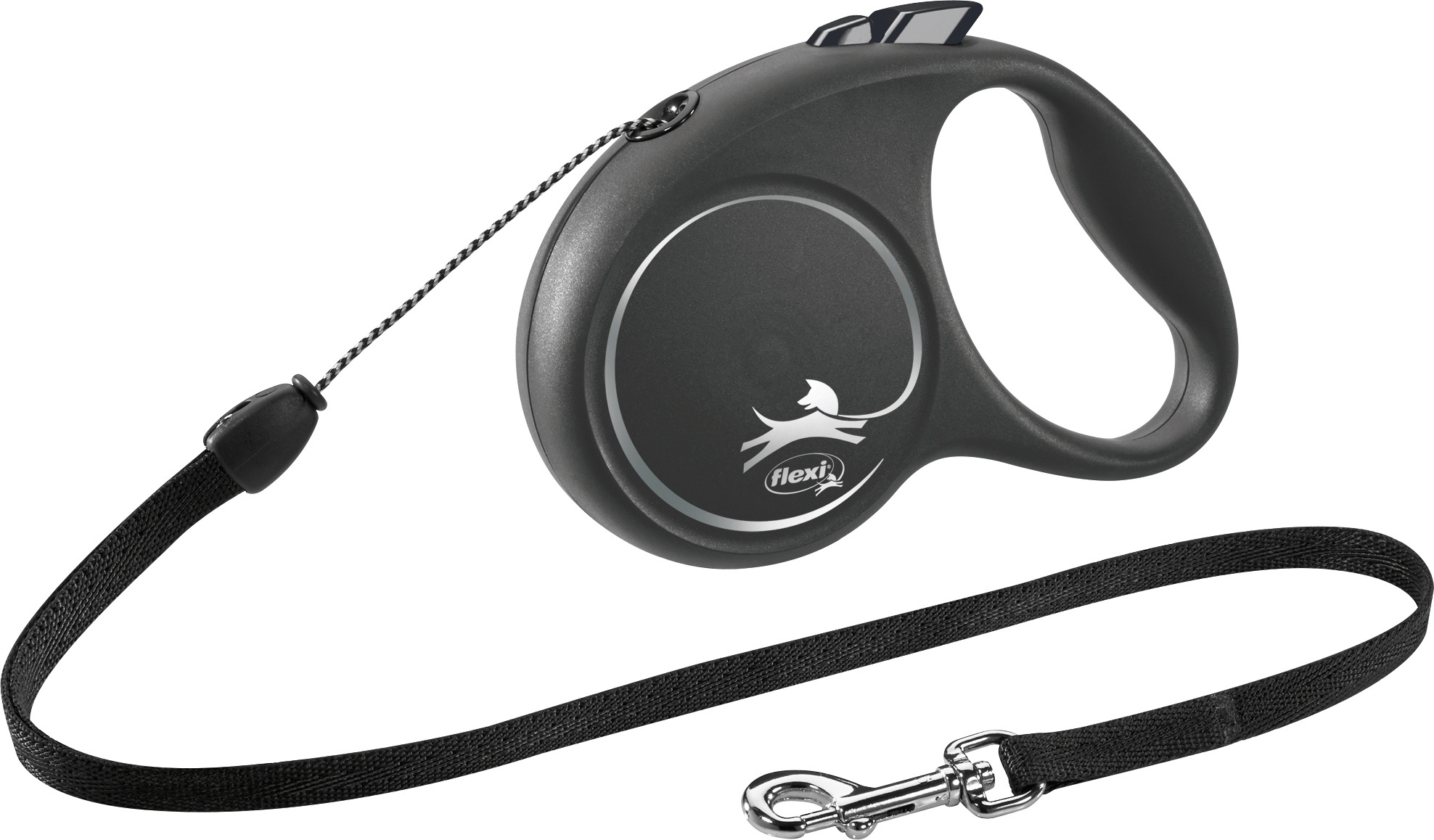 FLEXI ROLLLEINE BLACK DESIGN CORD SCHWARZ S 5 M BIS 12 KG