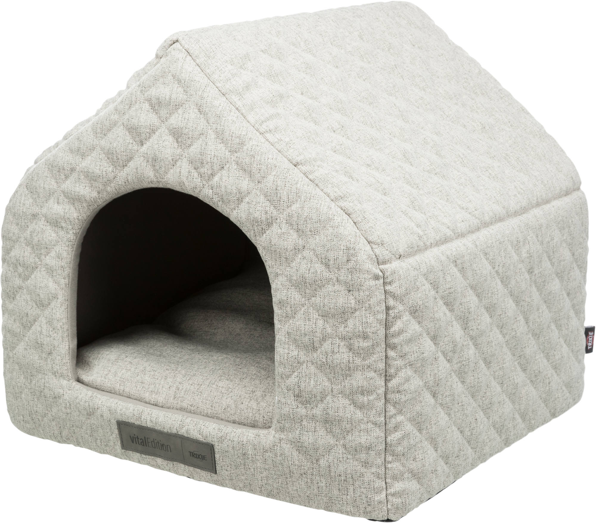 TRIXIE HUNDEKORB HUIS NOAH VITAAL SCHUIMRUBBER HELLGRAU 43X40X45 CM