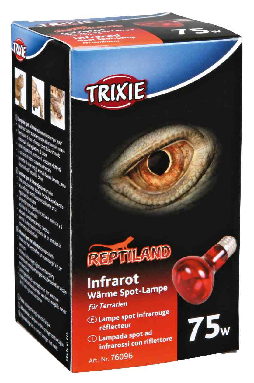 TRIXIE REPTILAND WAERMELAMPE INFRAROOD 75 WATT 6,3X6,3X10 CM