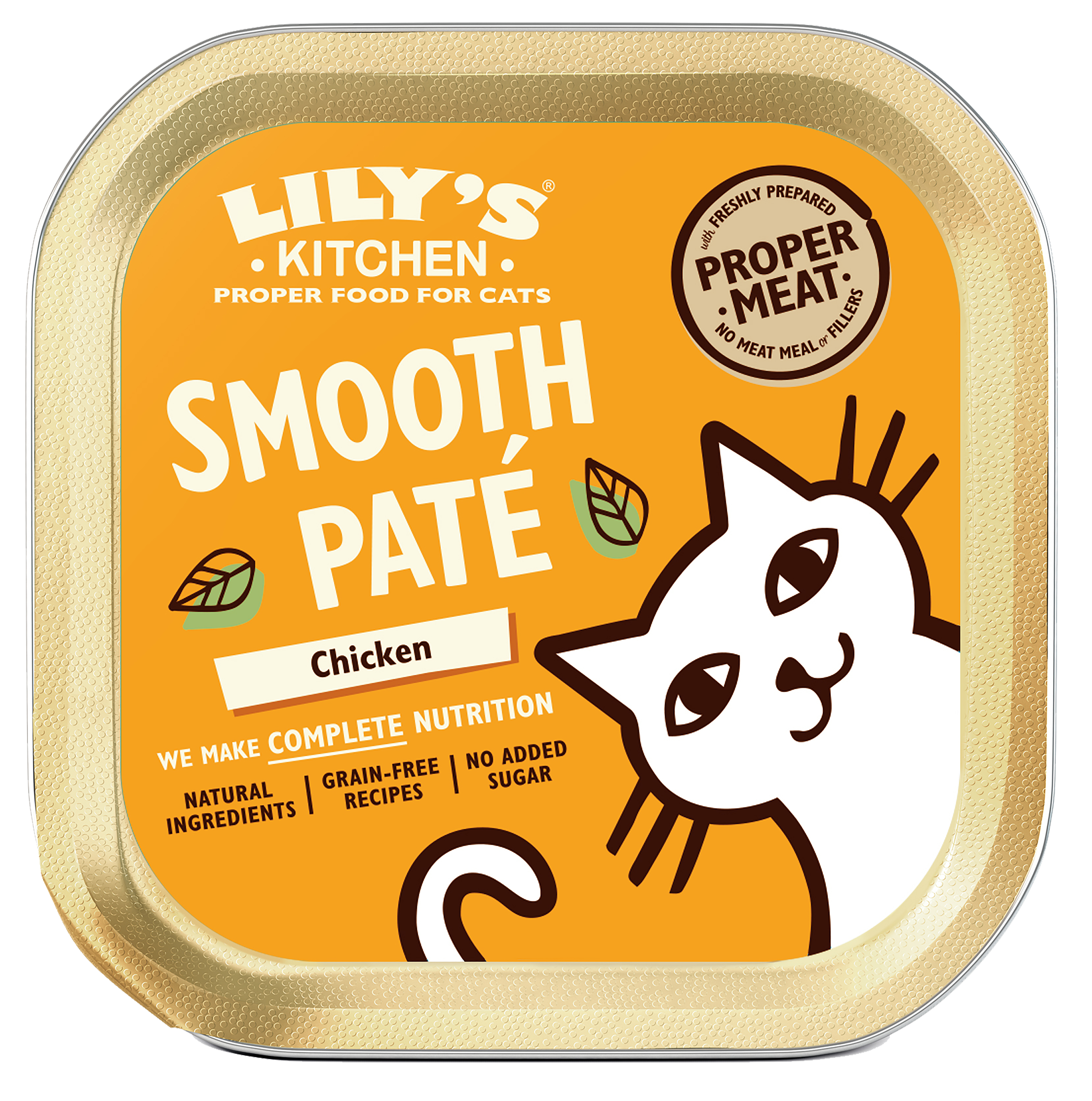 LILY'S KITCHEN CAT SMOOTH PATE CHICKEN 19X85 G