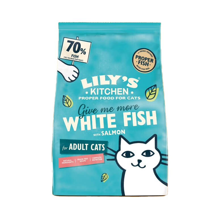 LILY'S KITCHEN CAT WHITE FISH/SALMON 800 G