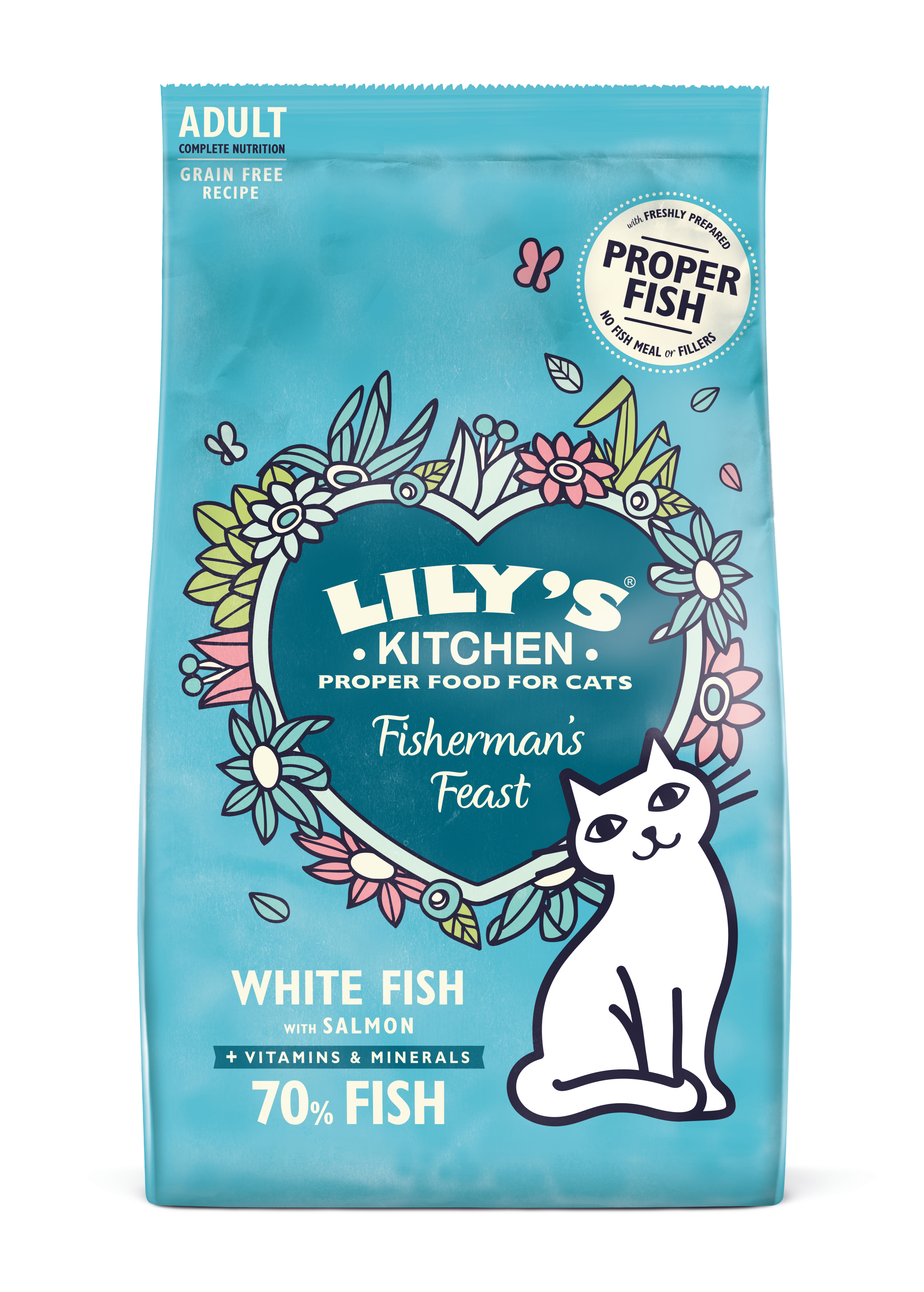 LILY'S KITCHEN CAT WHITE FISH/SALMON 2 KG
