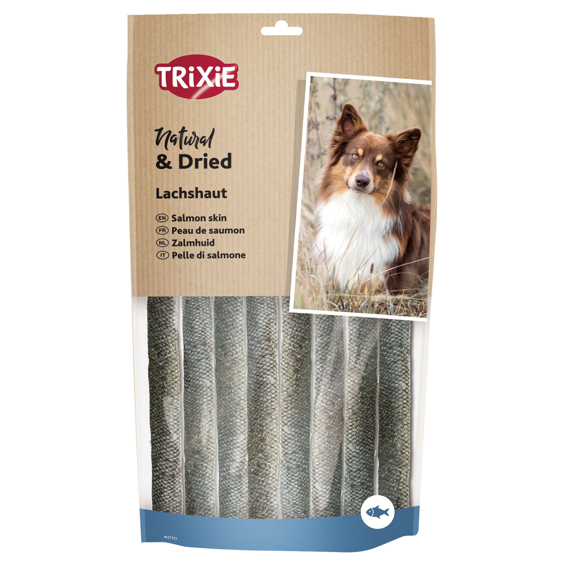 TRIXIE ZALMHUID GEDROOGD 150 G