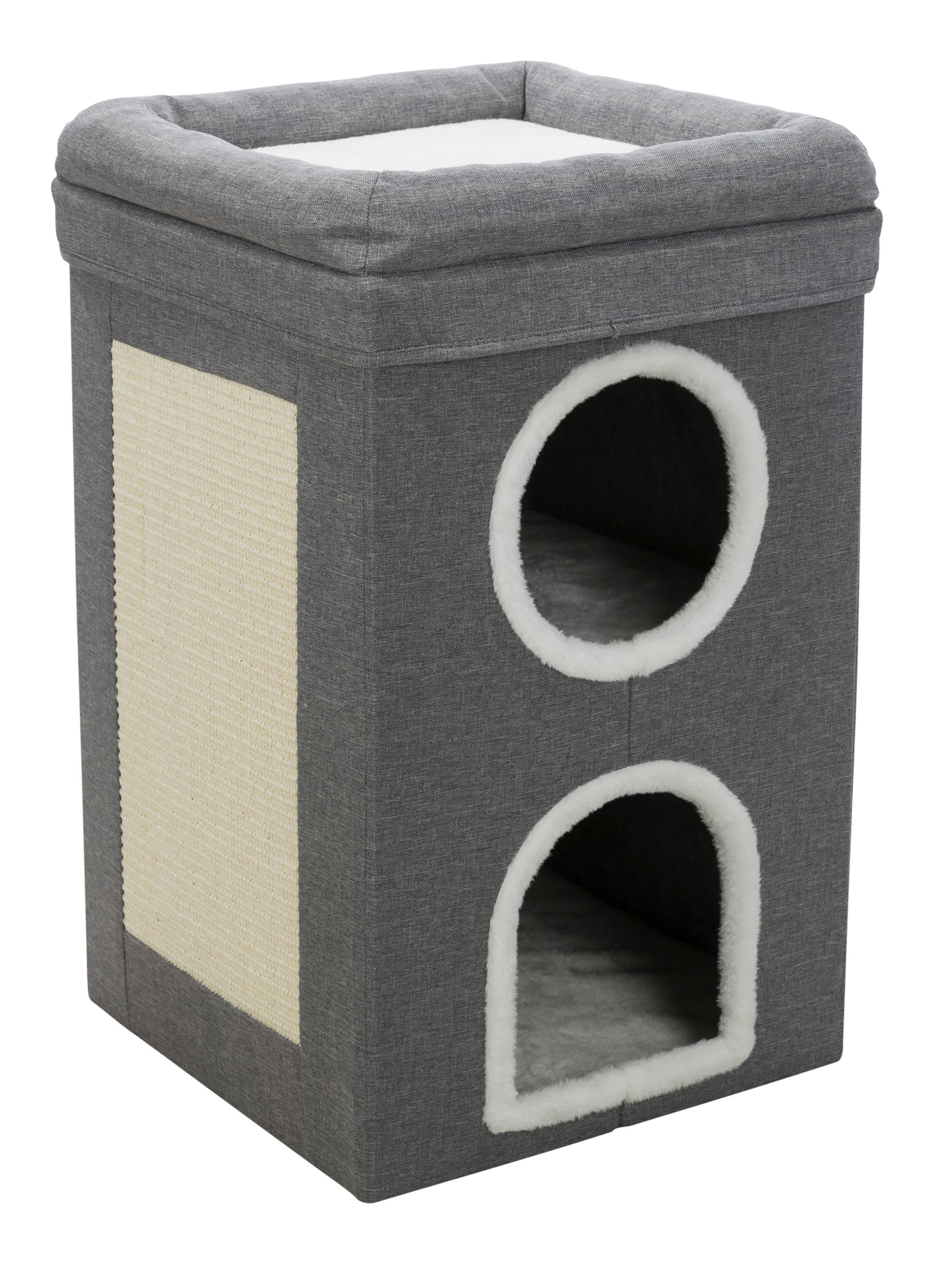 TRIXIE KRATZBAUM CAT TOWER SAUL GRAU 39X39X64 CM