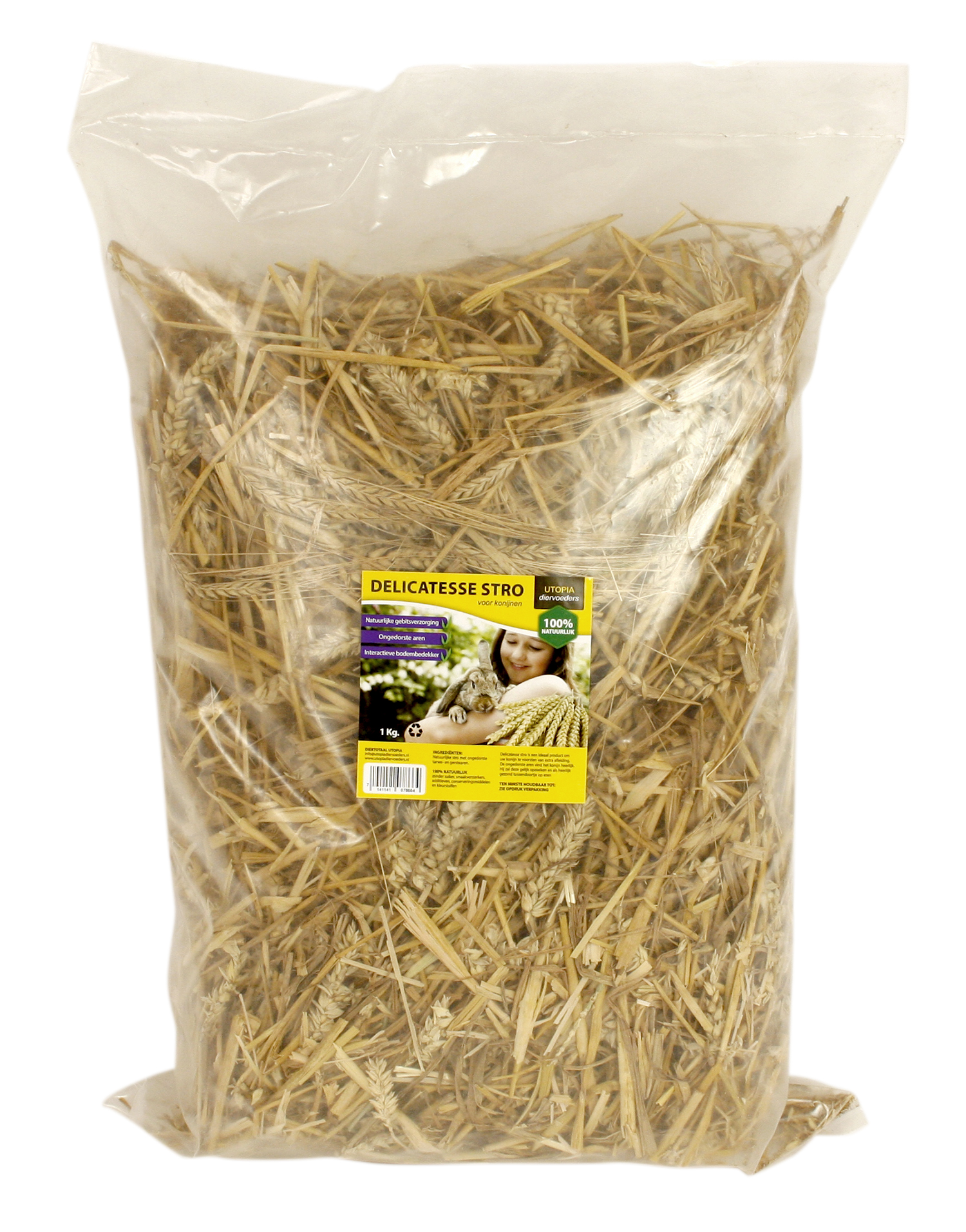 UTOPIA DIERTOTAAL DELICATESSE STROH 1 KG