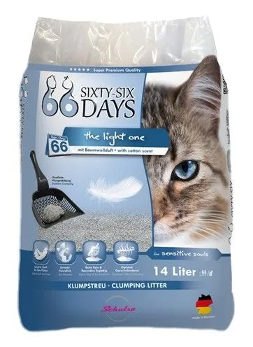 66 DAYS COTTON LIGHT KATTENBAKVULLING 14 L