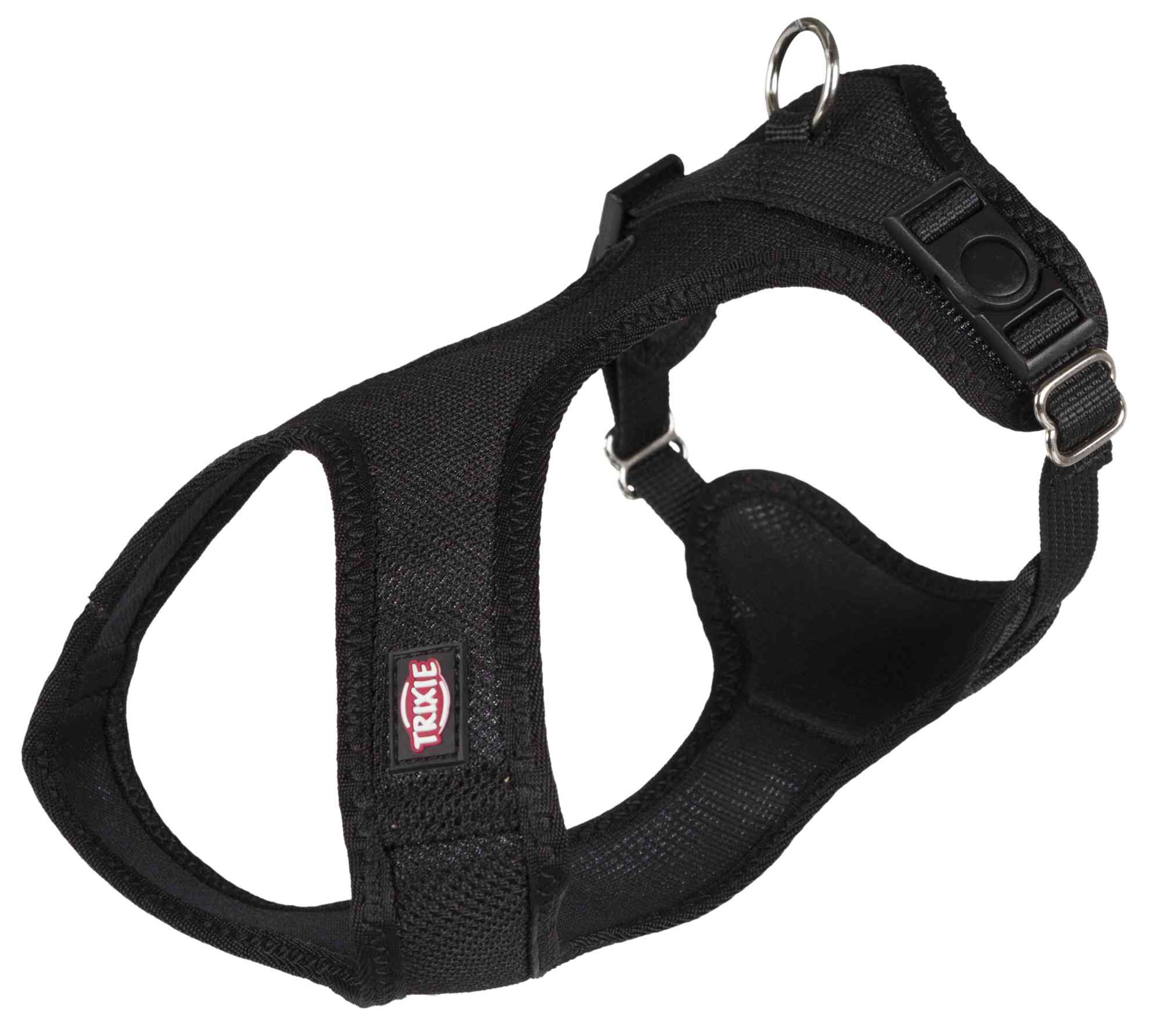 TRIXIE HUNDEGESCHIRR TOURING KOMFORT WEICH SCHWARZ 28-40X1,5 CM