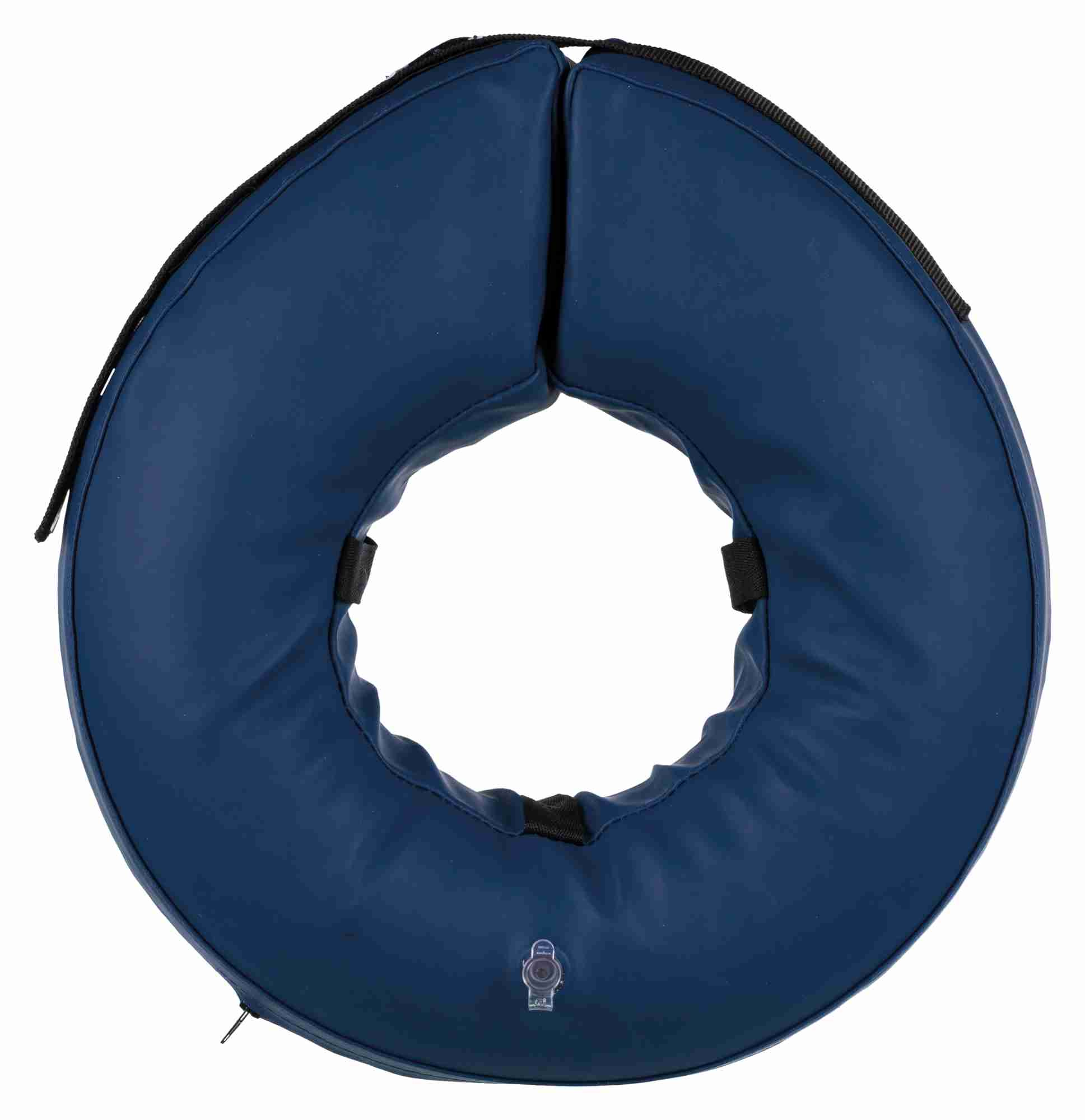TRIXIE BESCHERMKRAAG OPBLAASBAAR BLAU M-L 45-57X11 CM