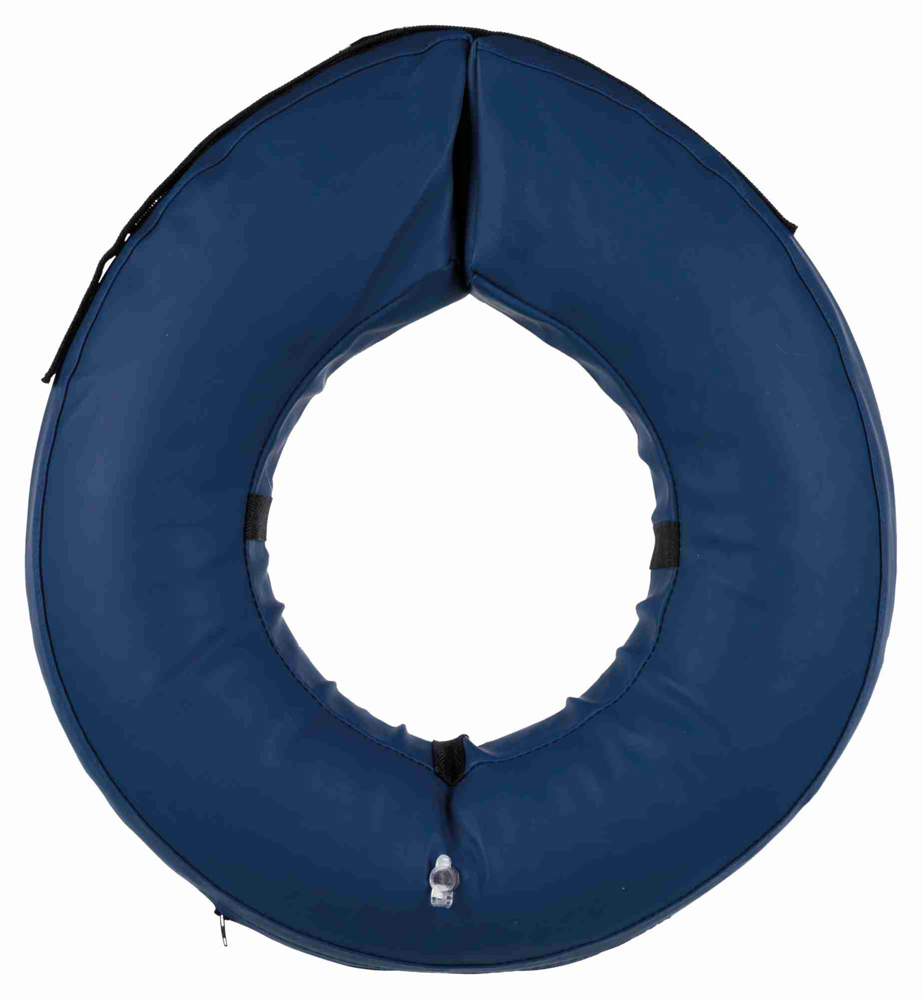 TRIXIE BESCHERMKRAAG OPBLAASBAAR BLAU M 40-45X11,5 CM