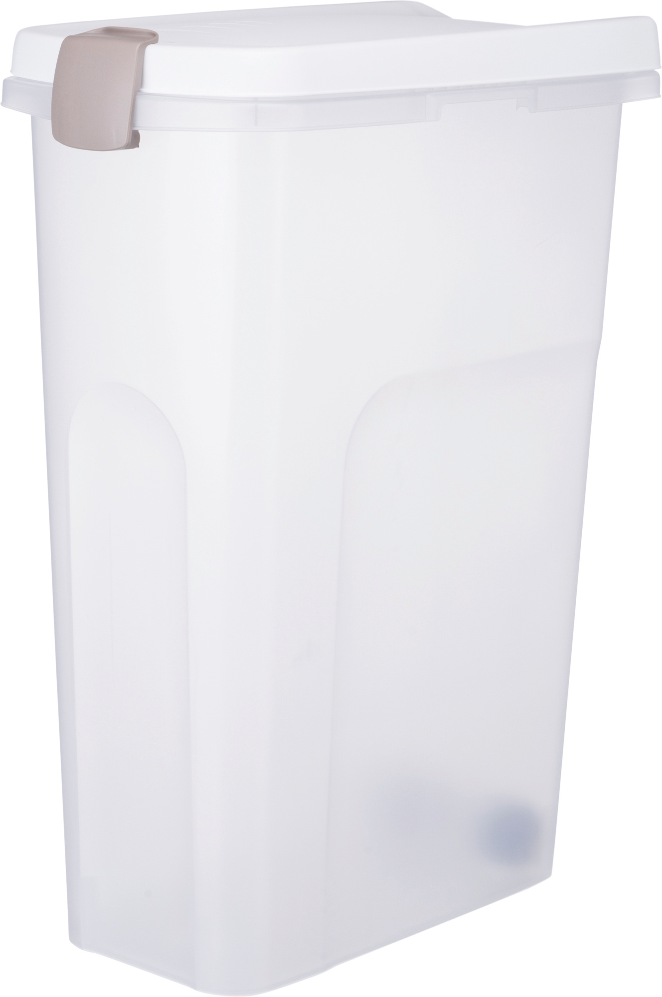TRIXIE VOERTON LUCHTDICHT AFSLUITBAAR KUNSTSTOFF TRANSPARANT WEISS/WEISS 40 L 26,5X44,5X61,5 CM