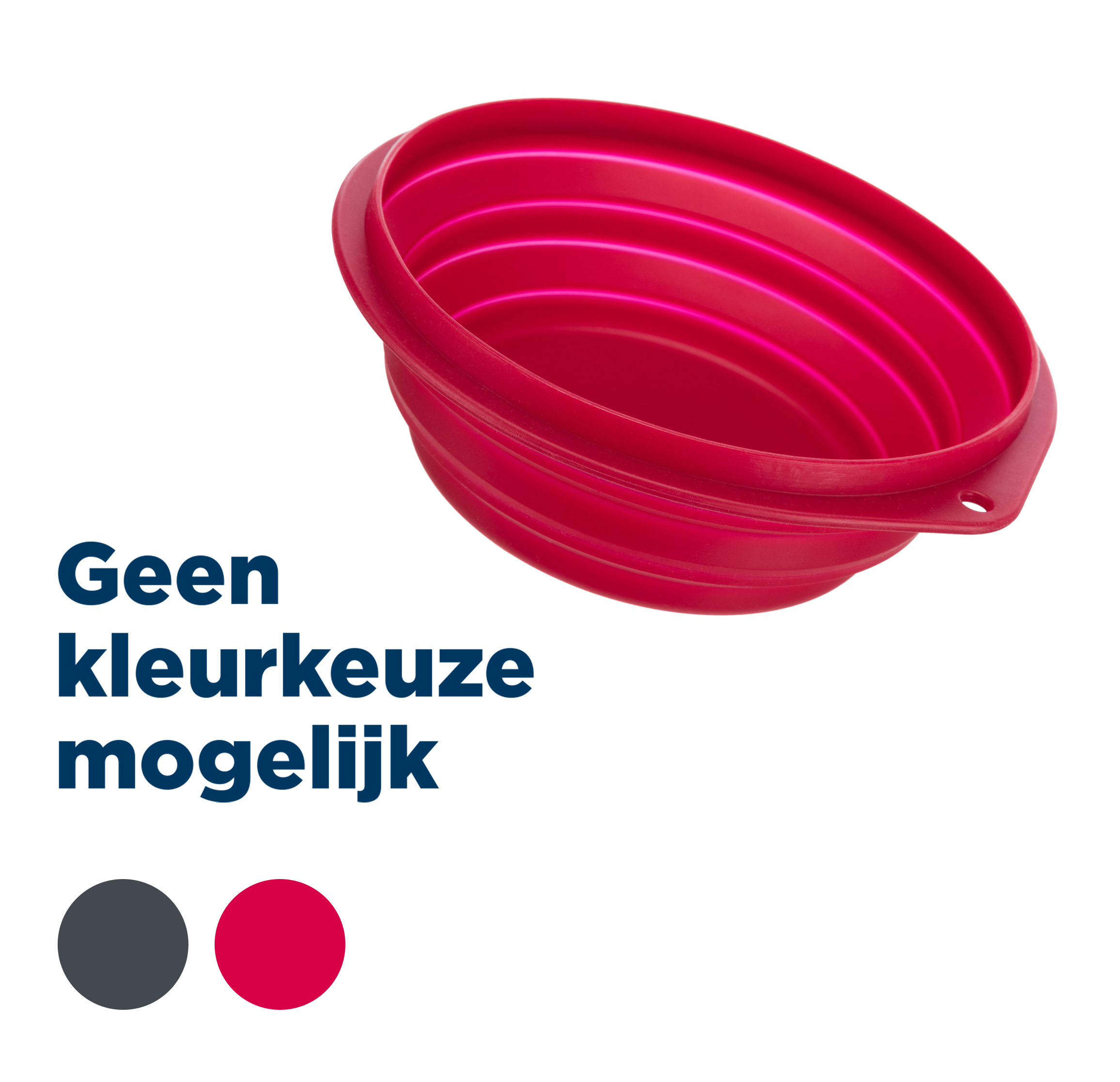TRIXIE REISBAK SILICONE SORTIERT 22X22 CM 2 L