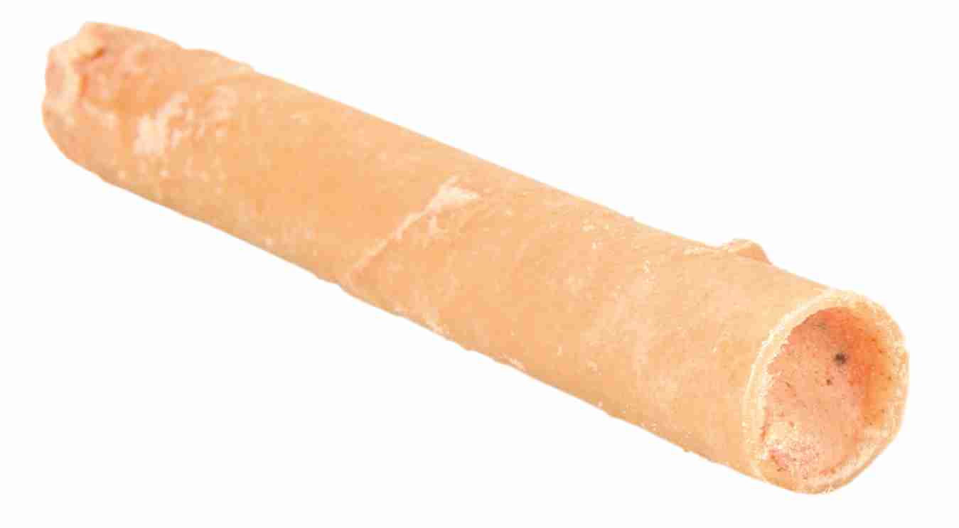 TRIXIE KAUWROLLEN GEVULD LACHS 12 CM 22 G 100 STK.