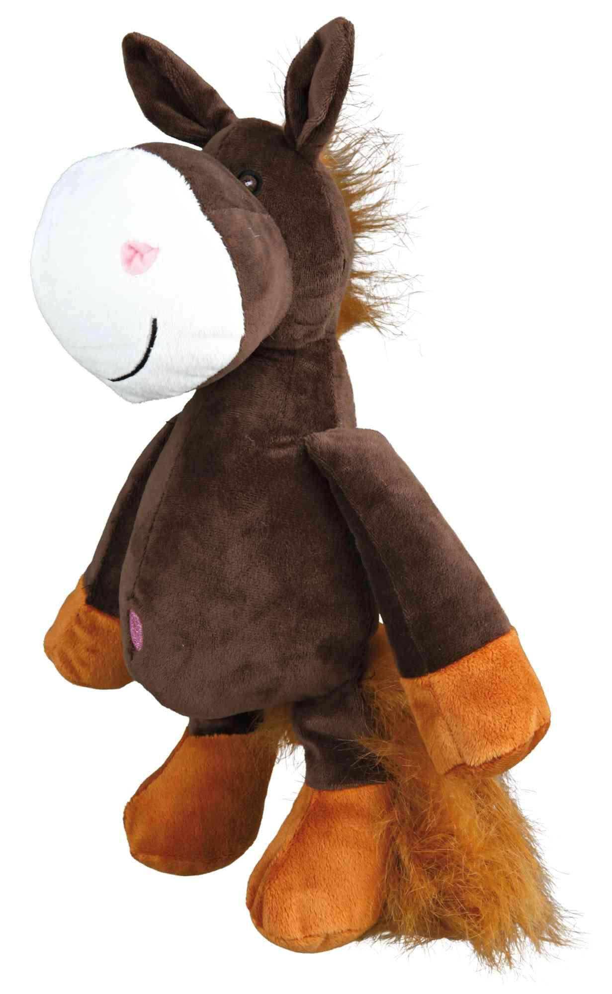 TRIXIE PLUESCH PFERD MIT DIERENGELUID 32 CM