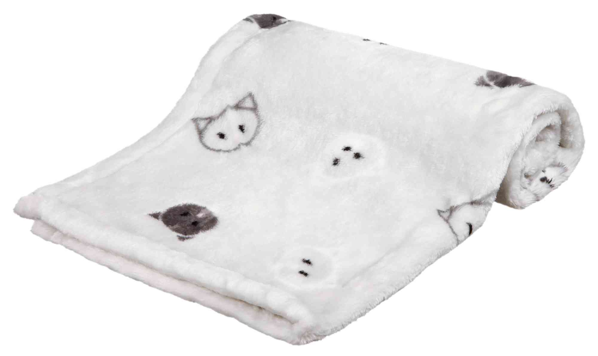TRIXIE DECKE MIMI SOFTPLUCHE HELLGRAU 70X50X3 CM