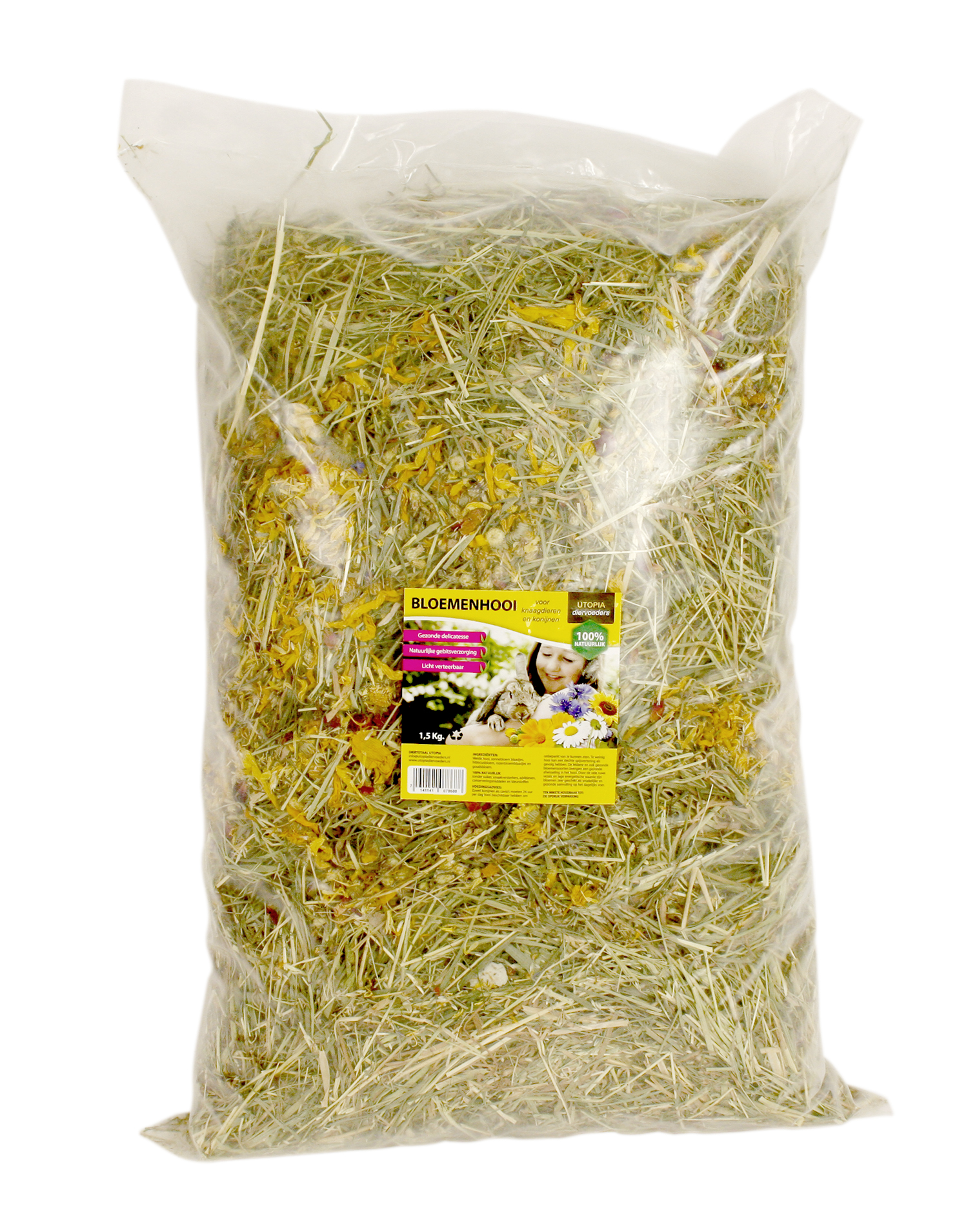 UTOPIA BLOEMENHOOI NAGETIERE UND KANINCHEN 1,5 KG