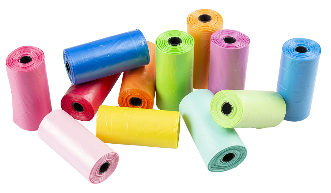 POOPI-DOG POEPZAKJES REGENBOOG KLEUREN 12X15 STK.