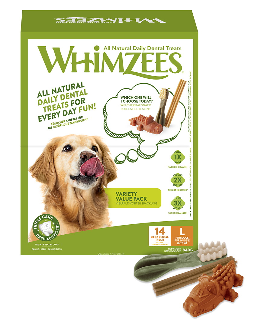 WHIMZEES VARIETY BOX LARGE 14 STK.