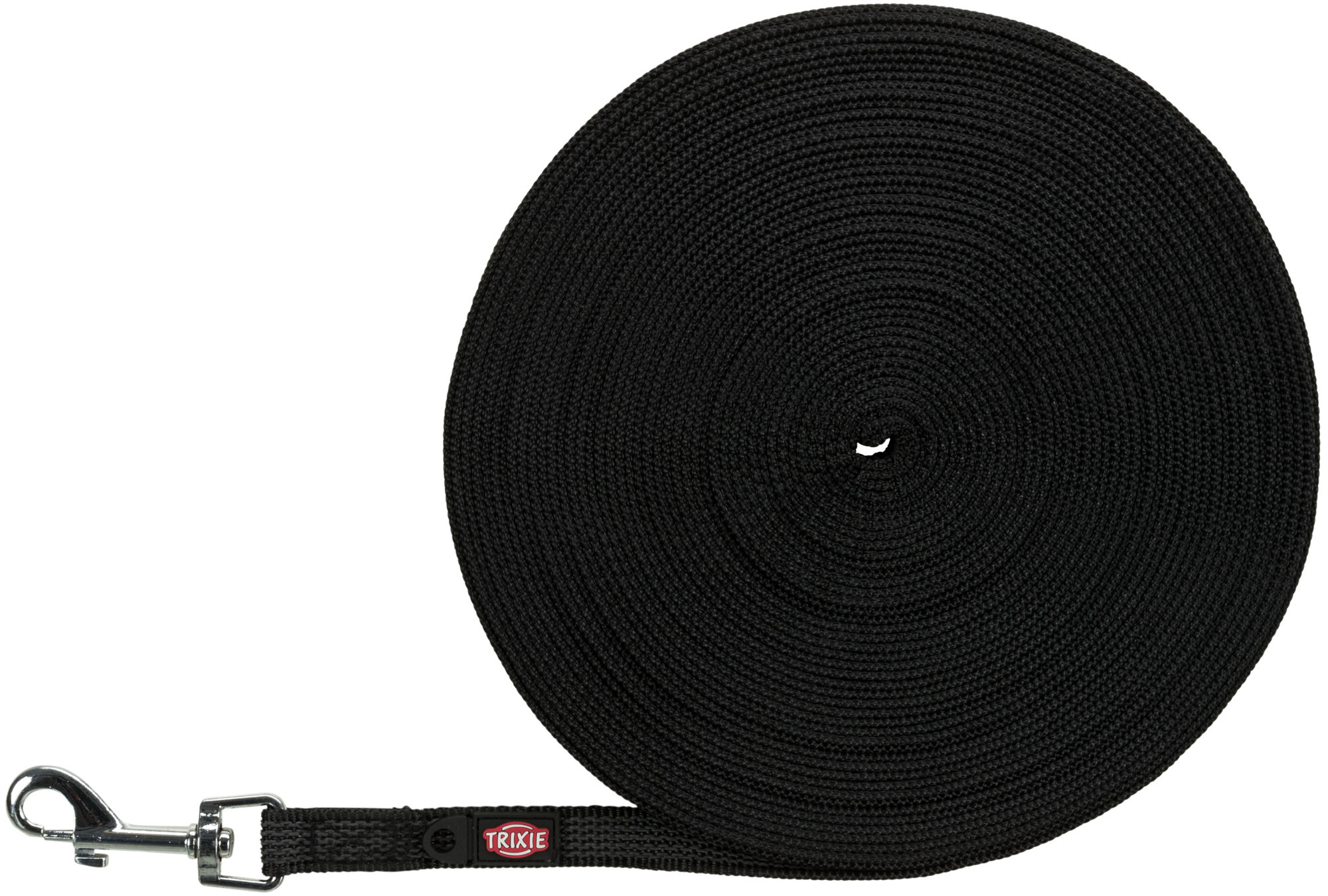 TRIXIE HUNDELEINE SLEEPLIJN MIT RUBBER BEKLEED SCHWARZ 15 MTRX1,5 CM