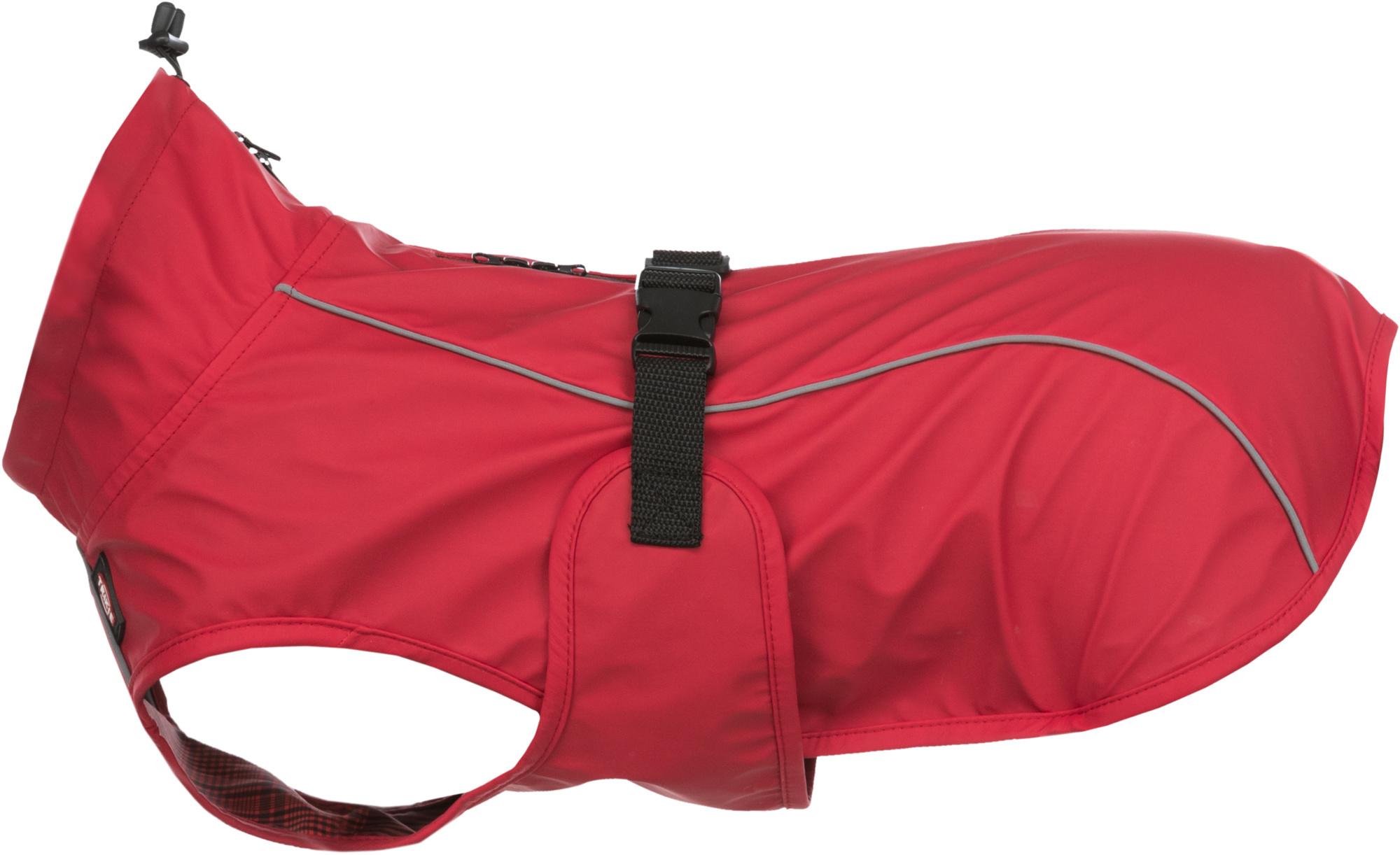 TRIXIE REGENMANTEL HUND VIMY ROT RUG 45 CM BUIK 44-56 CM