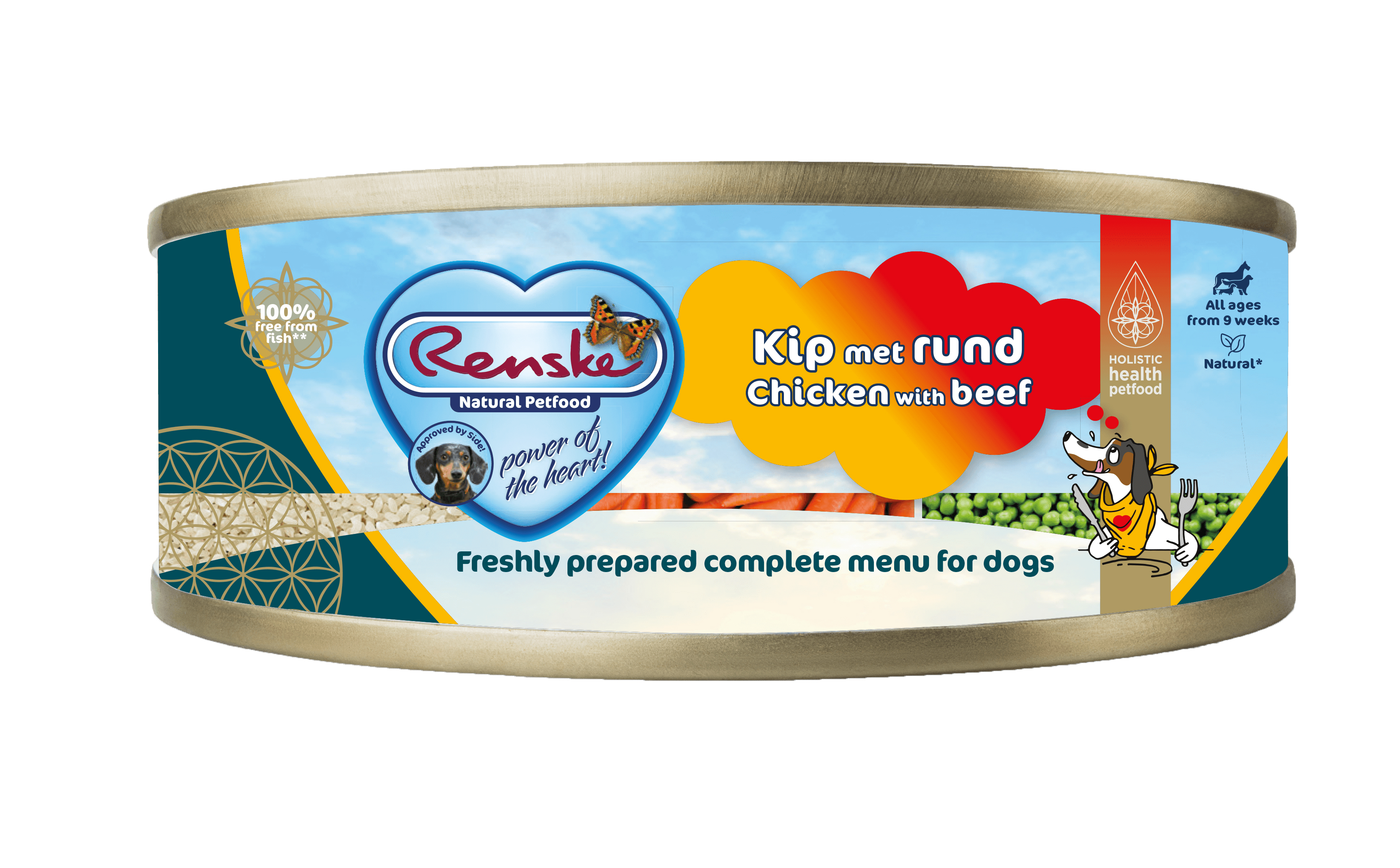 RENSKE HUND FRISCH FLEISCH HUHN/RIND 24X95 G