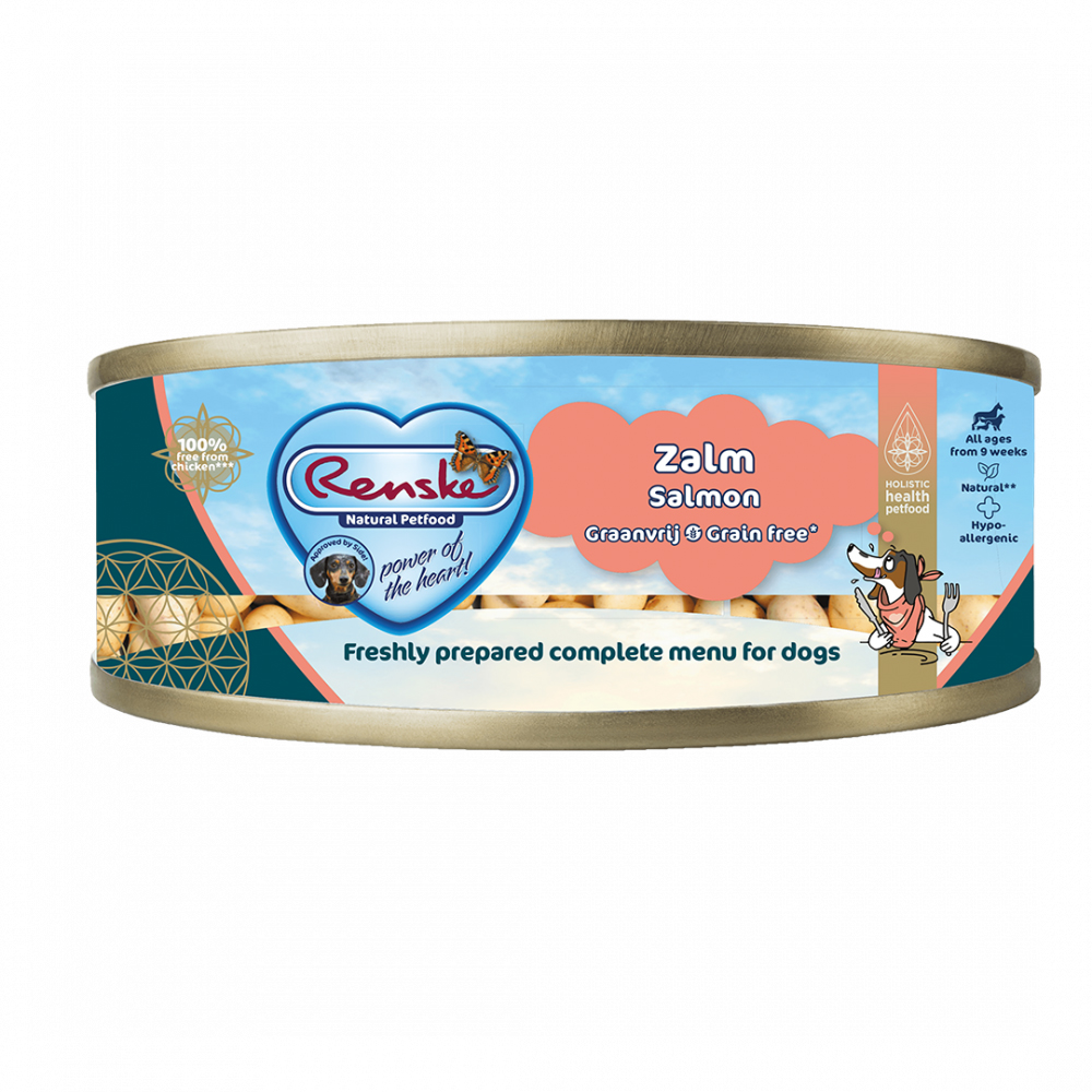 RENSKE HUND FRISCH FLEISCH LACHS GRAANVRIJ 24X95 G