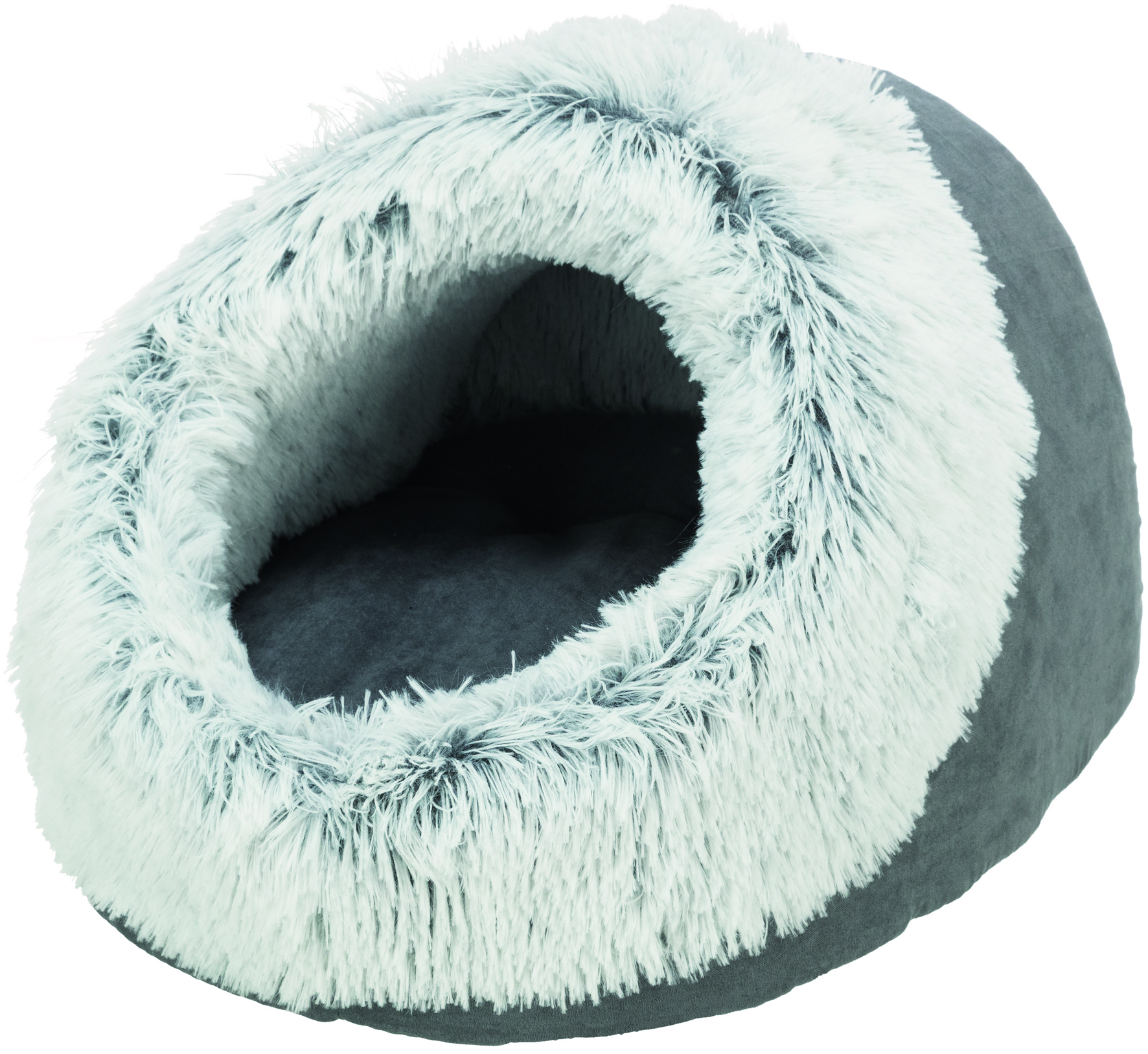 TRIXIE KATZENKORB IGLO HARVEY GRAU/WEISS-SCHWARZ 41X35X26 CM