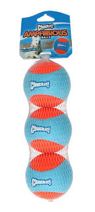 CHUCKIT AMPHIBIOUS BALL 6,5X6,5X6,5 CM 3 STK.