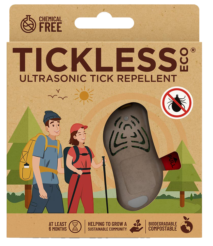 TICKLESS ECO TEEK UND VLO AFWEER FUER MENSEN BRAUN