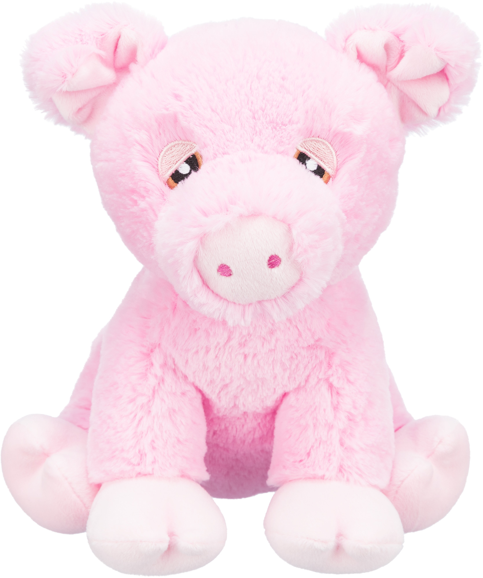 TRIXIE BE ECO VARKENTJE EDISON PLUESCH RECYCELT ROSA 24 CM