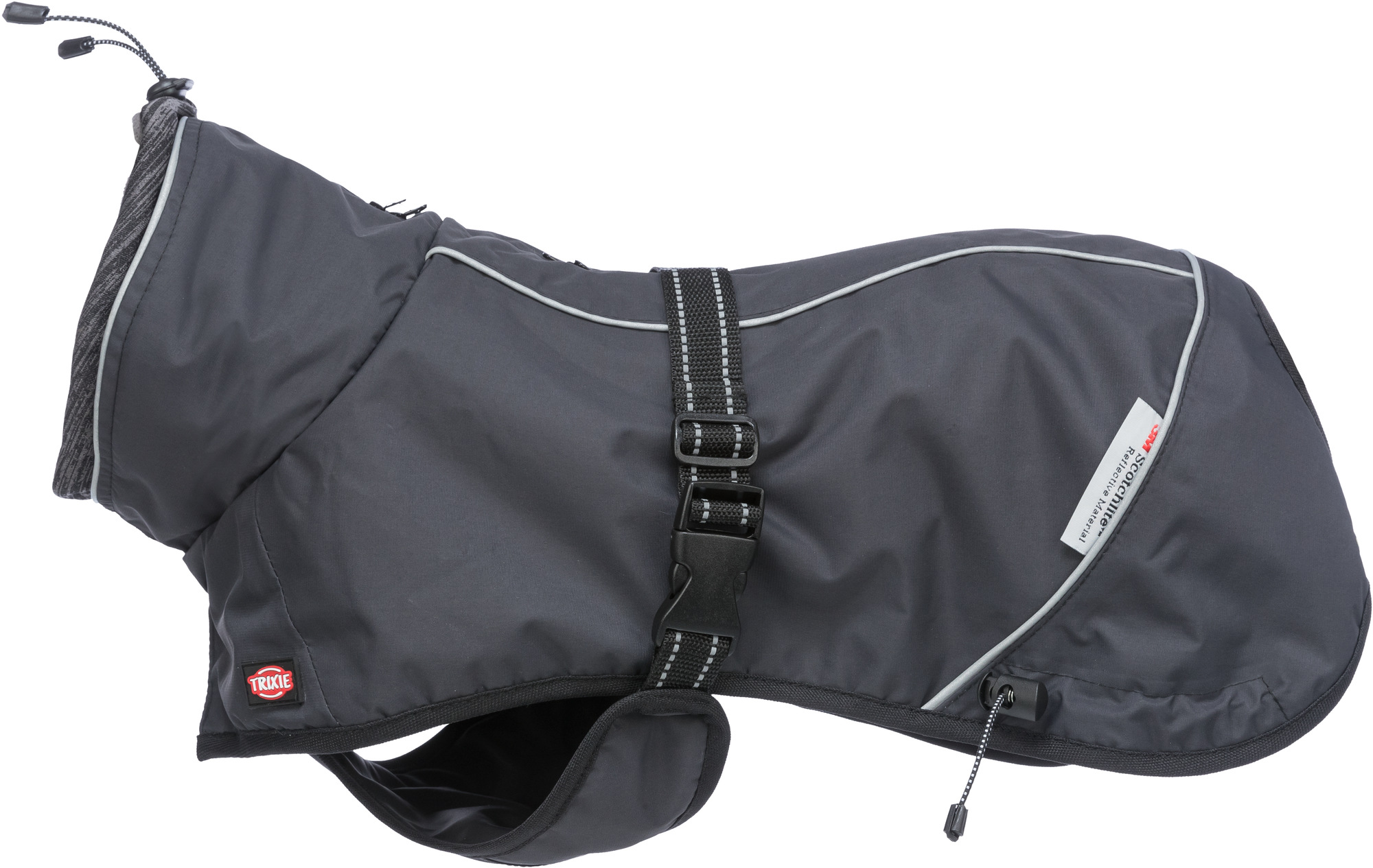 TRIXIE HUNDEMANTEL CALVI SCHWARZ S 36 CM