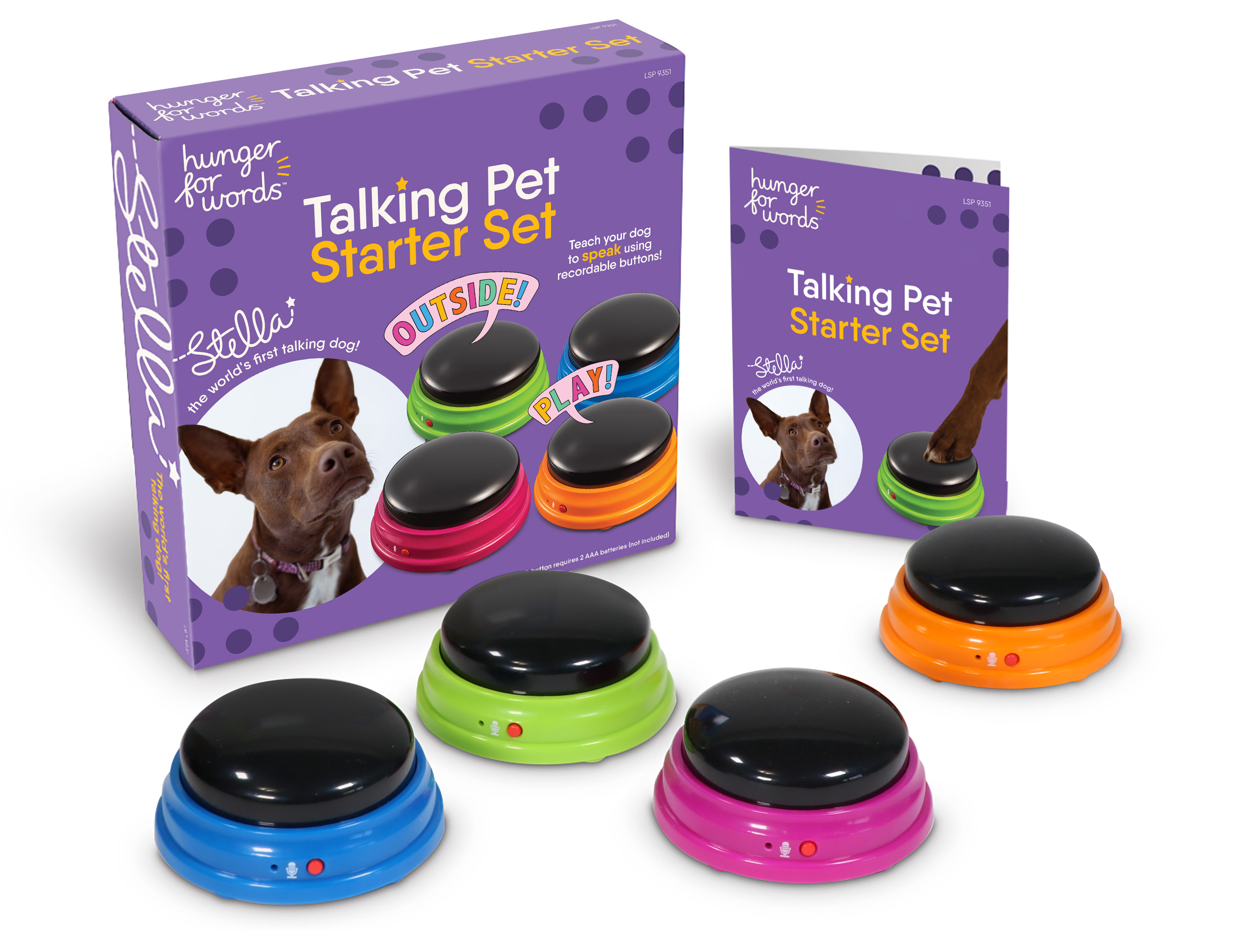 HUNGER FOR WORDS TALKING HAUBE STARTER SET 19,5X4,7X19,6 CM