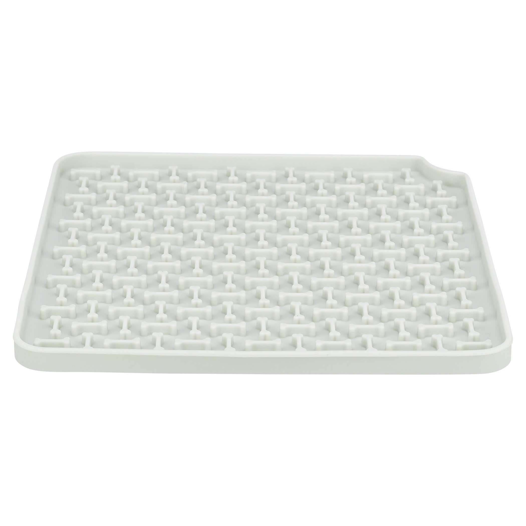 TRIXIE LICK'N'SNACK MATTE SILICONEN HELLGRAU 20X20 CM